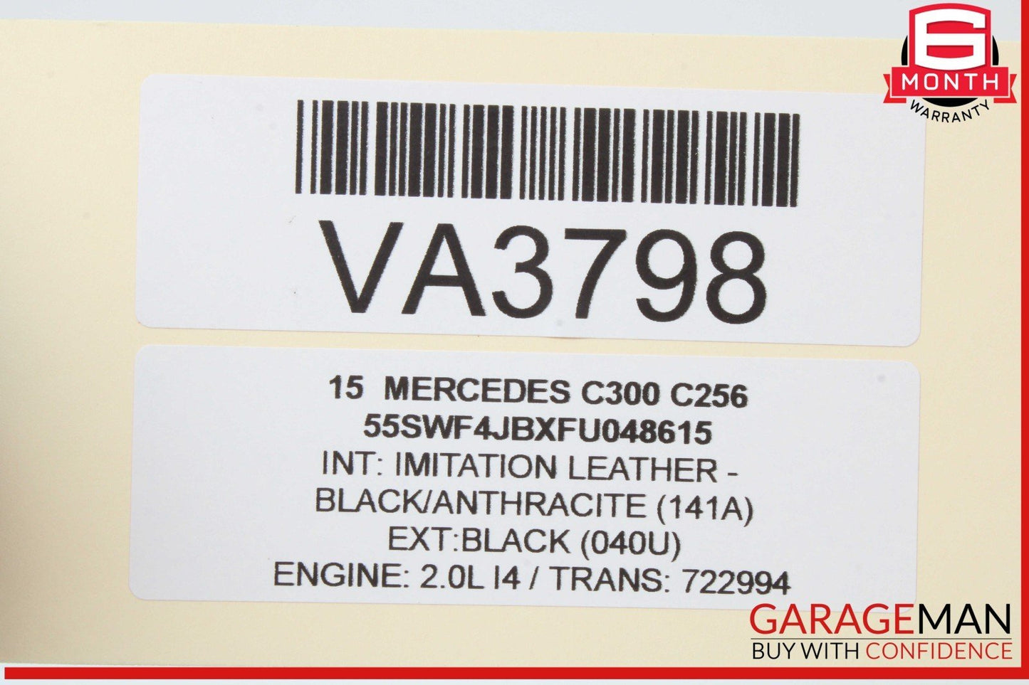 15-20 Mercedes W205 C300 GLC43 Front Right Side Seat Heat Heater Switch OEM