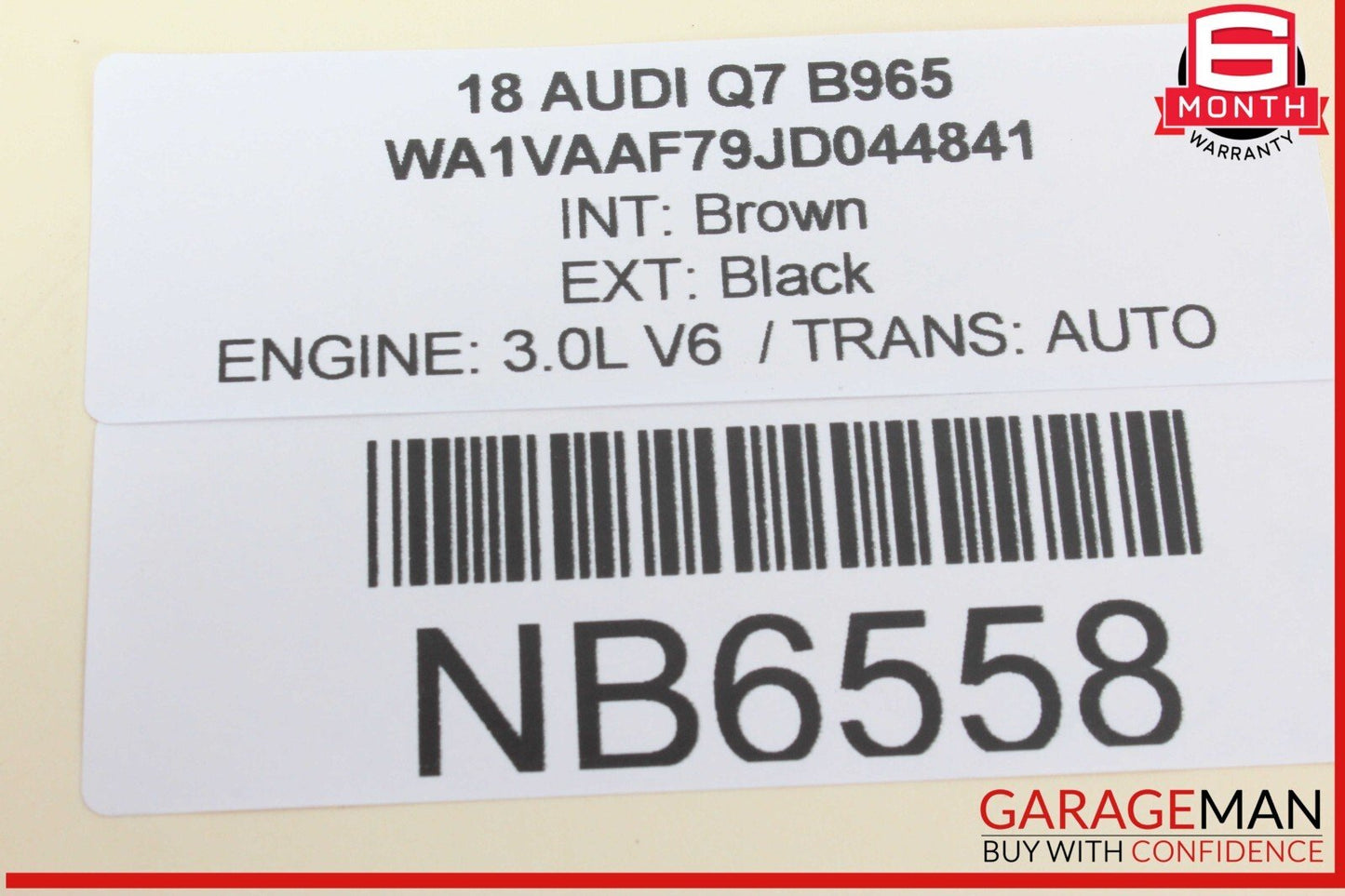 17-24 Audi Q7 Rear Left Driver Side Rearward Upper Control Arm 4M0505397R OEM