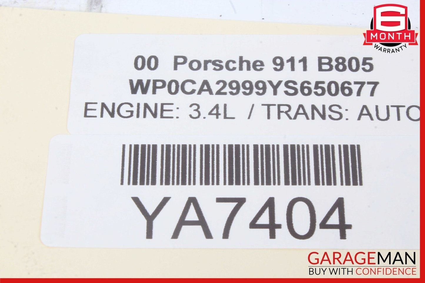 97-04 Porsche Carrera 911 Front Right Side Suspension Trailing Control Arm OEM
