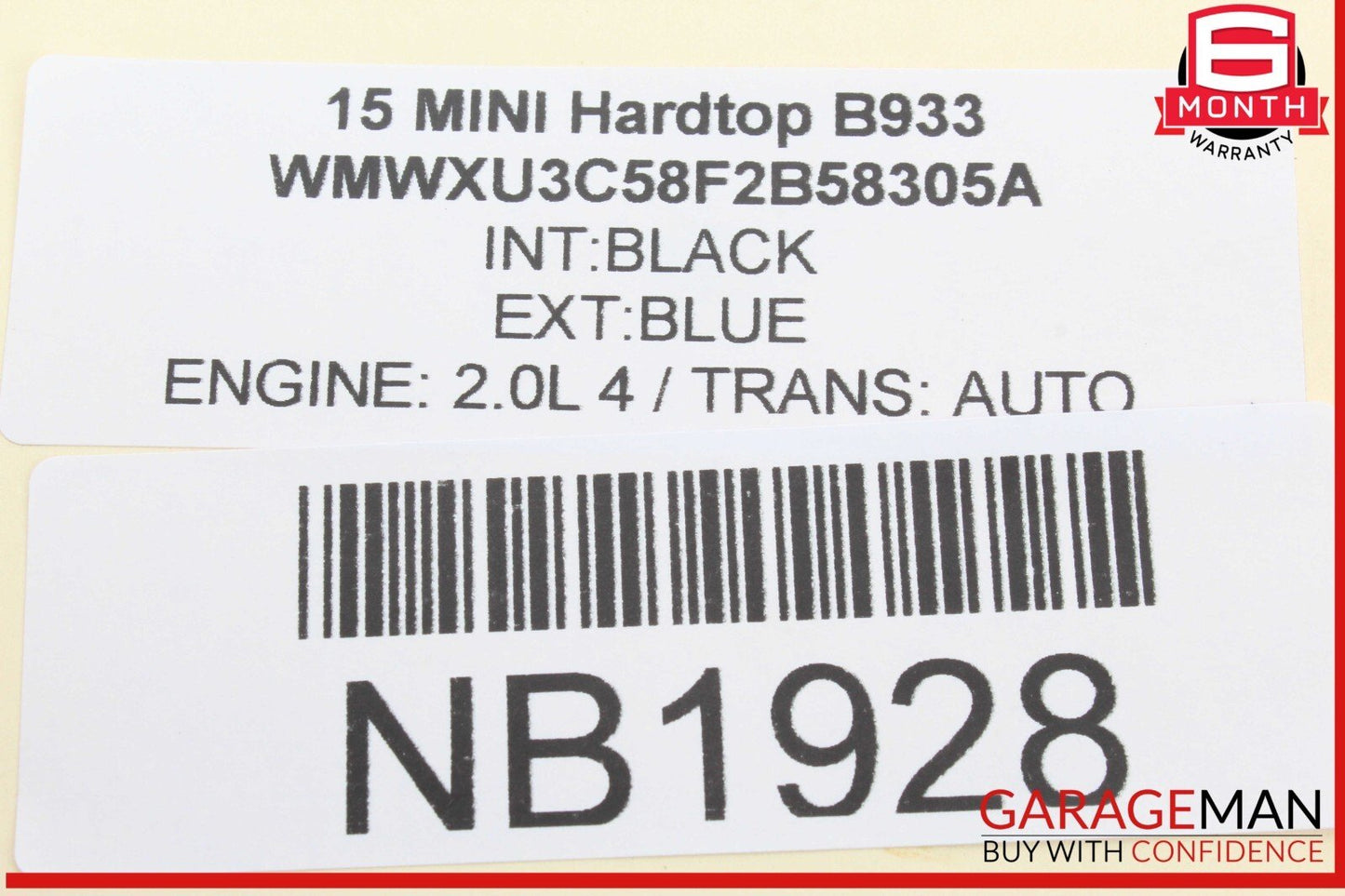 14-20 Mini Cooper Key Fob Remote Entry Transmitter OEM