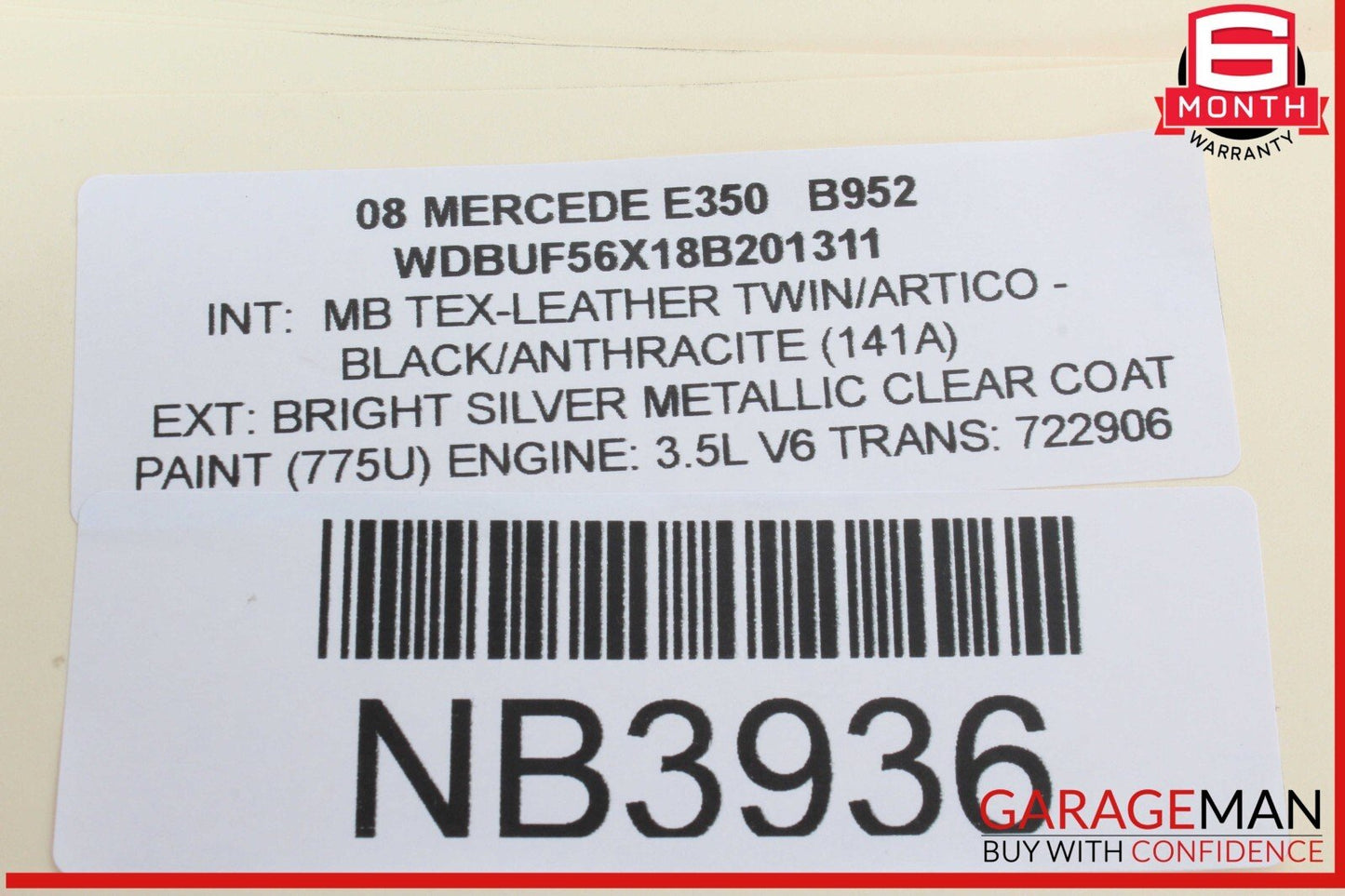03-09 Mercedes W211 E350 E500 Dashboard Dash Left Molding Trim Wood 2116800771
