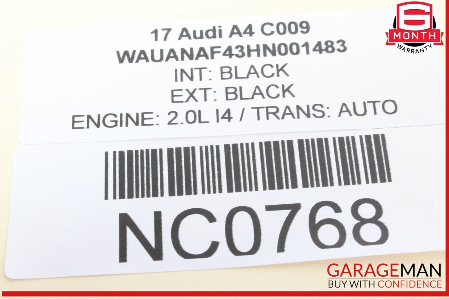 17-24 Audi A4 Rear Right Passenger Side Upper Suspension Control Arm 8W0505361F