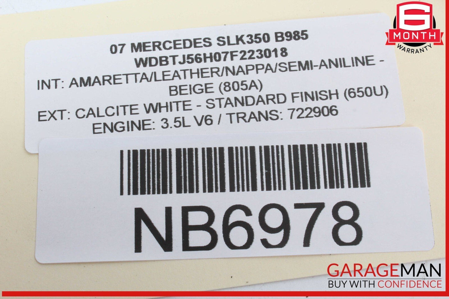 03-09 Mercedes R171 SLK350 CLK55 AMG CLK320 Rear Temic Control Module Unit OEM