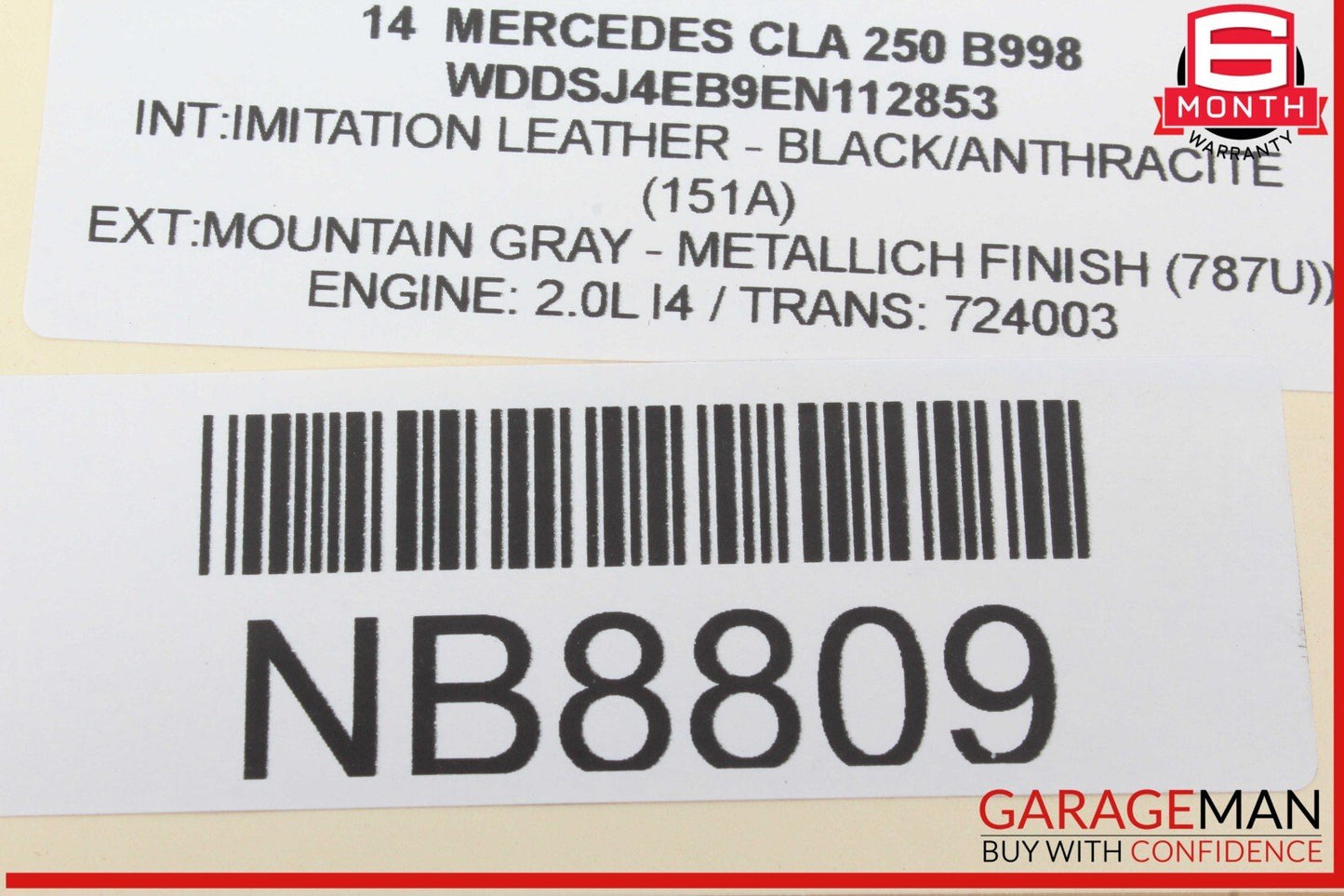 12-20 Mercedes W117 CLA250 Front Left Driver Side Door Control Module Unit OEM