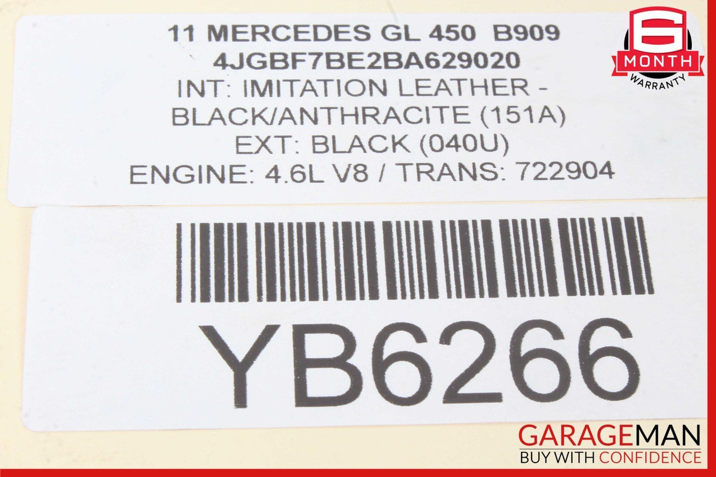 06-13 Mercedes X164 GL450 ML350 Rear Left or Right Upper Control Arm OEM