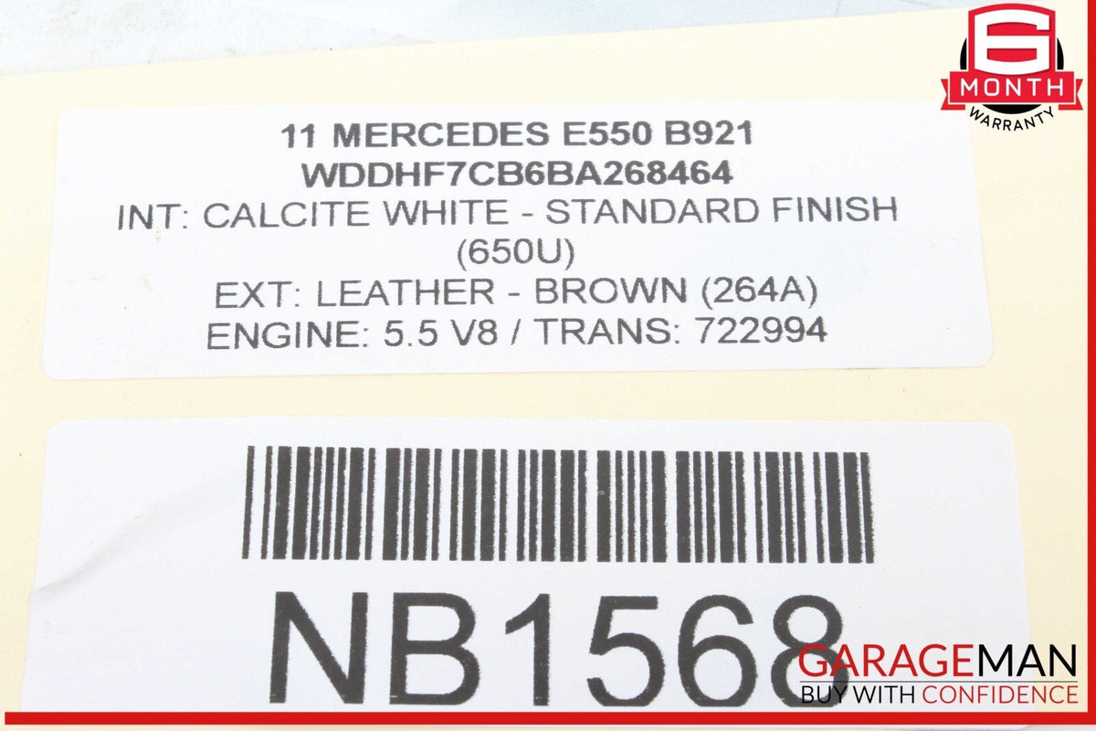 08-18 Mercedes W212 E550 C300 CLS550 Rear Left Side Door Control Module OEM