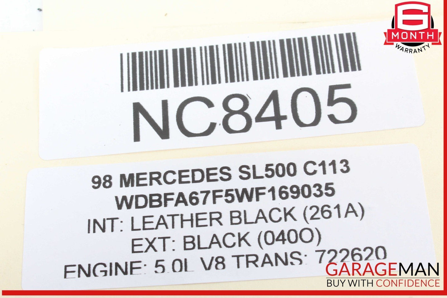 94-02 Mercedes R129 SL500 Front Right Side Door Lock Latch Actuator Assembly OEM
