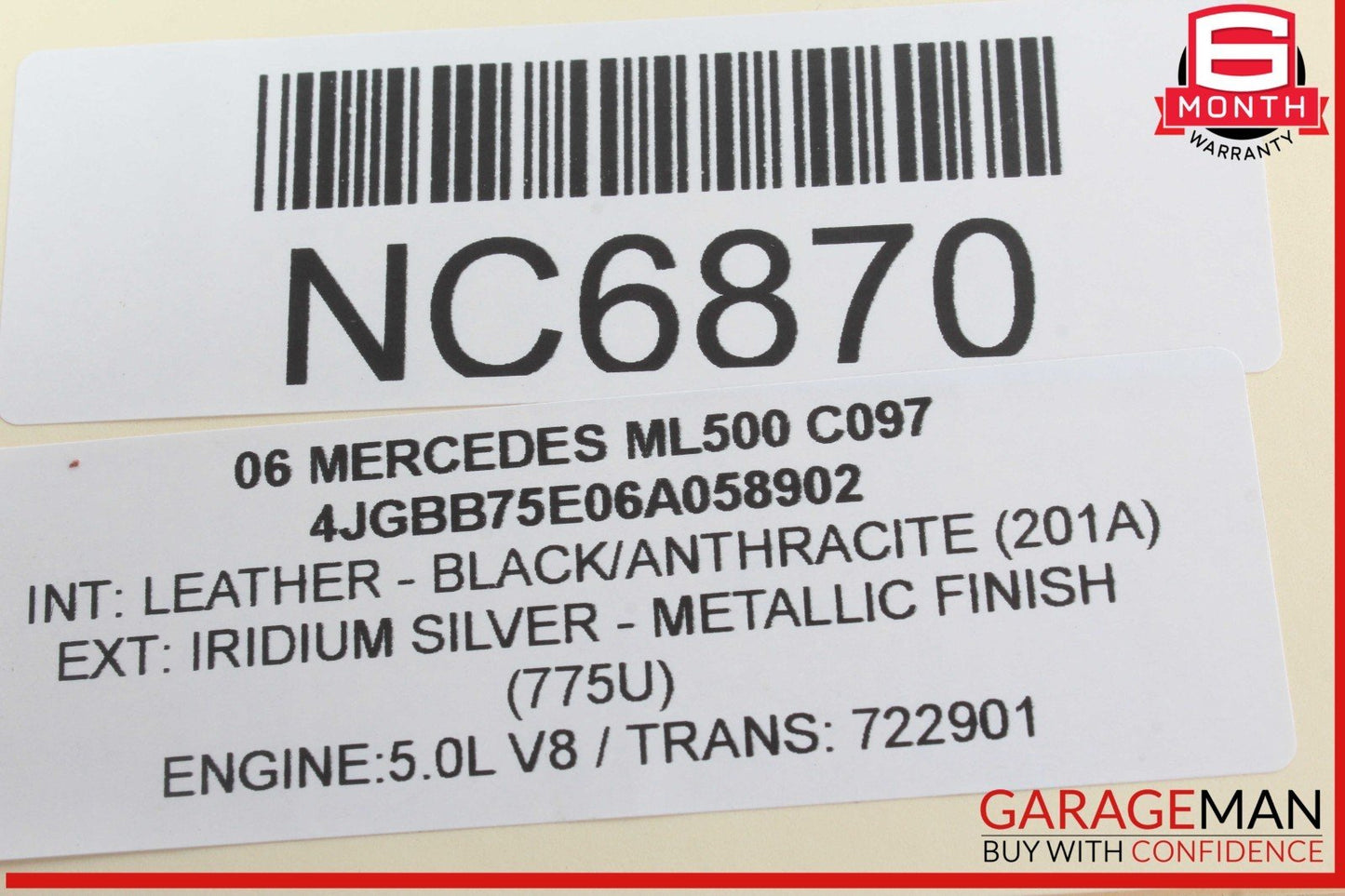 06-09 Mercedes W164 ML500 ML350 R350 Yaw Turn Rate Sensor Module Unit 0045423818