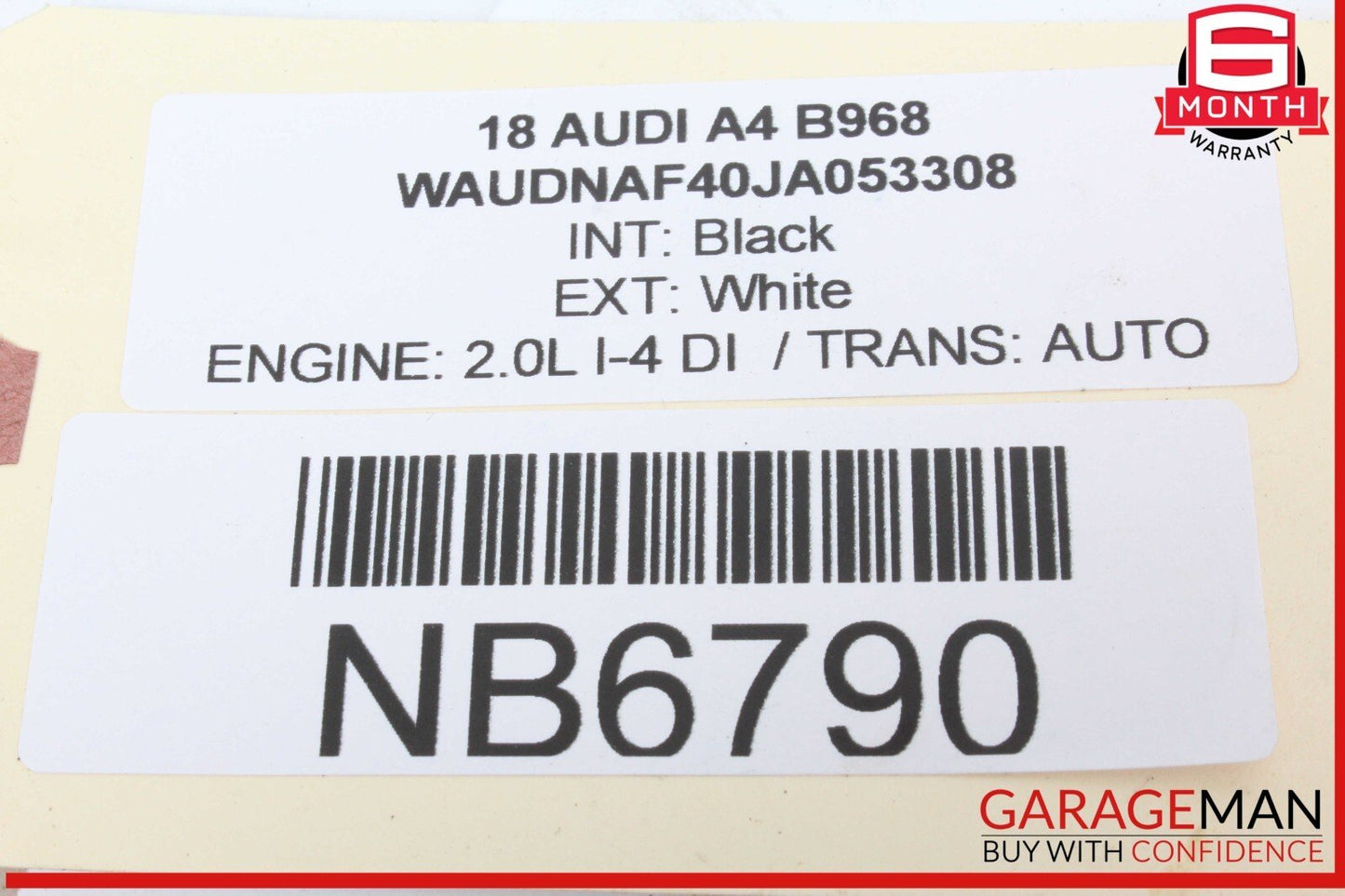 17-24 Audi A4 Windshield Wiper Washer Reservoir Tank Bottle 8W0955451L OEM