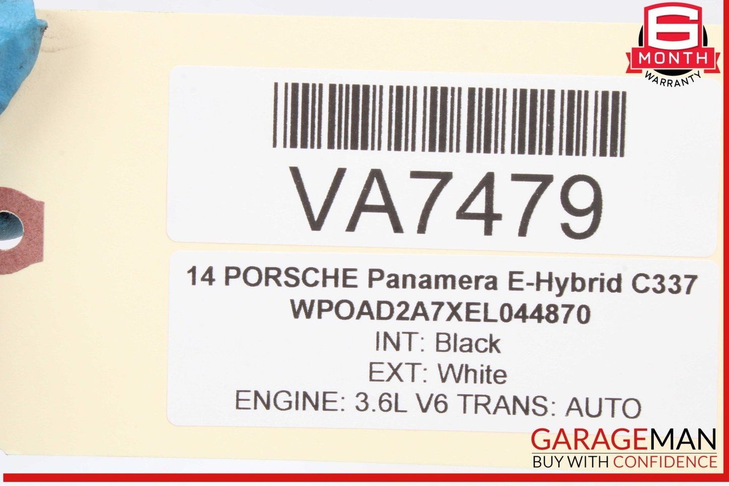 11-18 Porsche Panamera 970 E-Hybrid Auxiliary AUX Circulation Water Pump OEM
