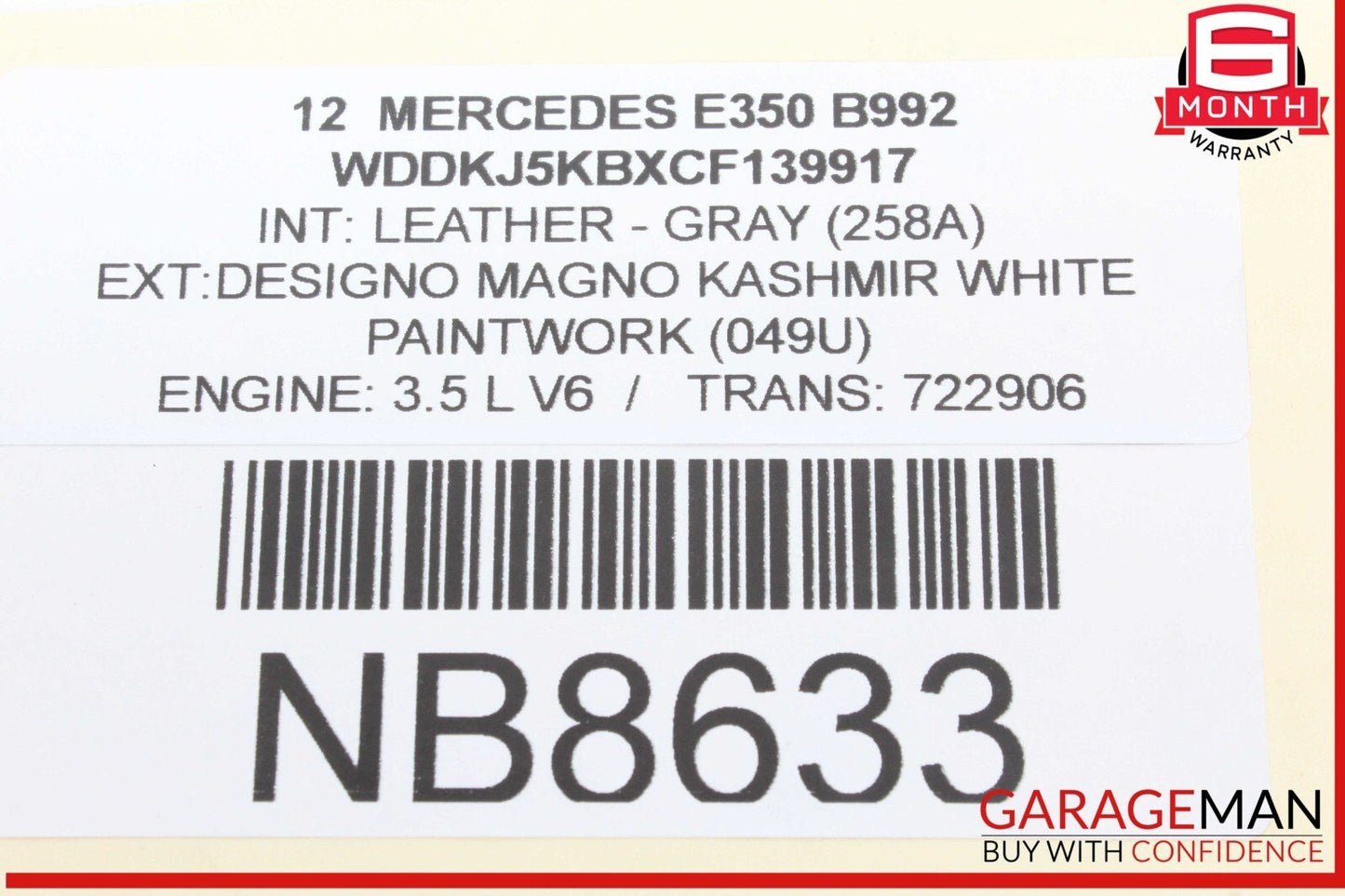 10-16 Mercedes W212 E350 E550 Front Left Driver Side Top Upper Control Arm RWD OEM