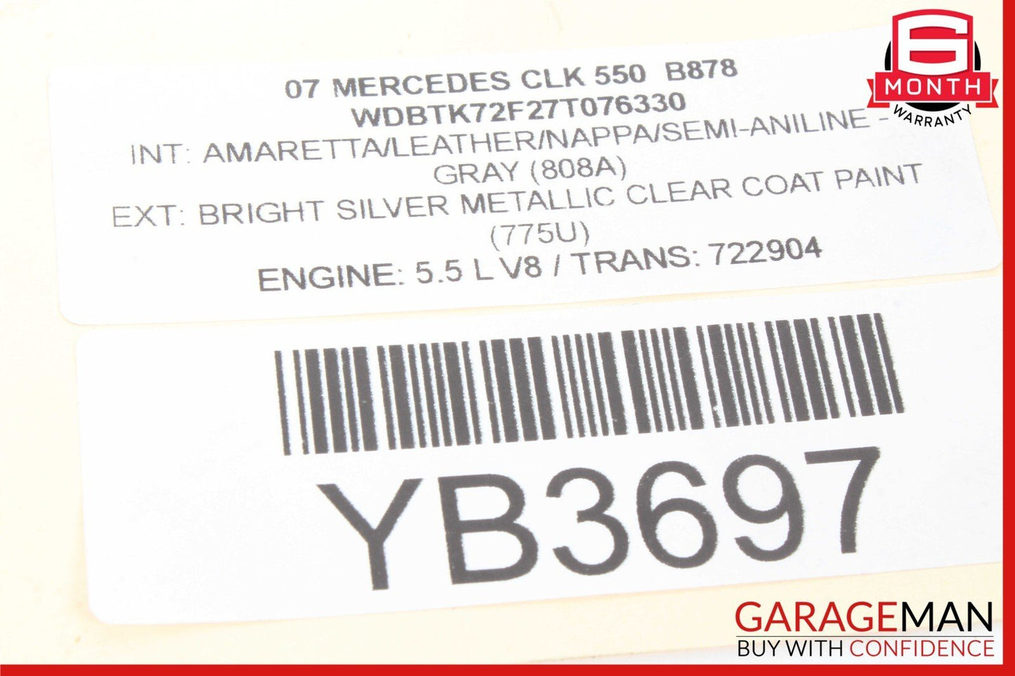 01-09 Mercedes W209 CLK550 CLK55 Front Right Side Lower Suspension Control Arm