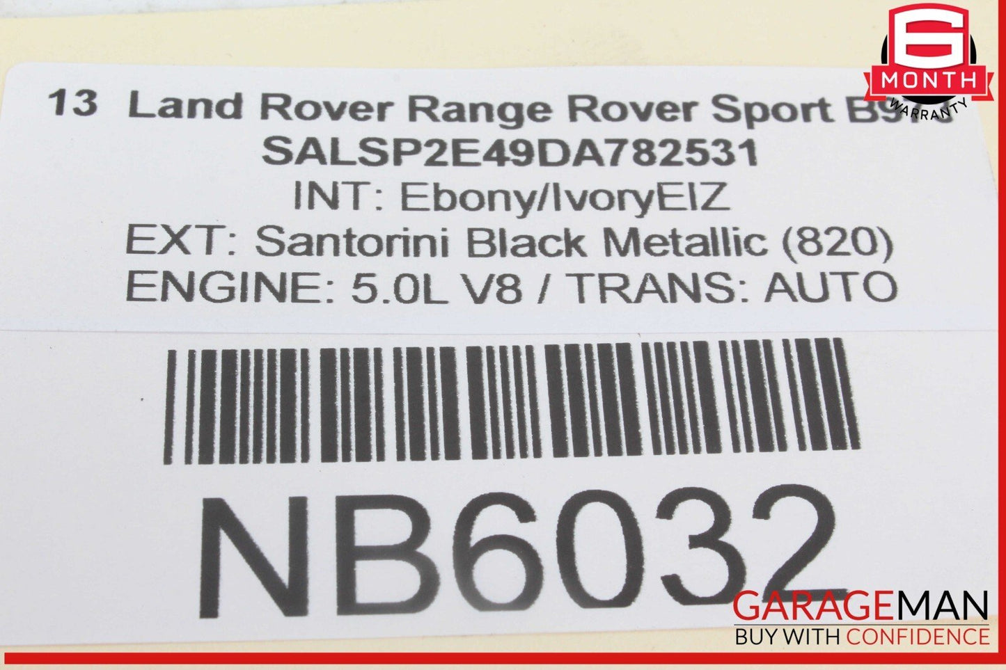 10-13 Land Rover Range Rover Sport Brake Stop Pedal 5H222455 OEM