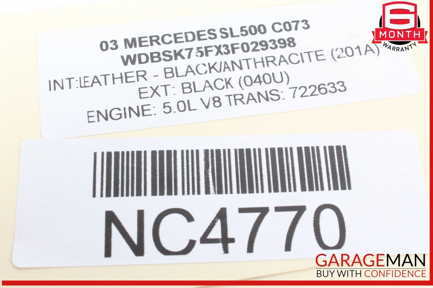 Mercedes-Benz Unknown 2307200835/ A2307200835/ A 230 720 08 35 0835, 2307200435/ A2307200435/ A 230 720 04 35 0435 OEM