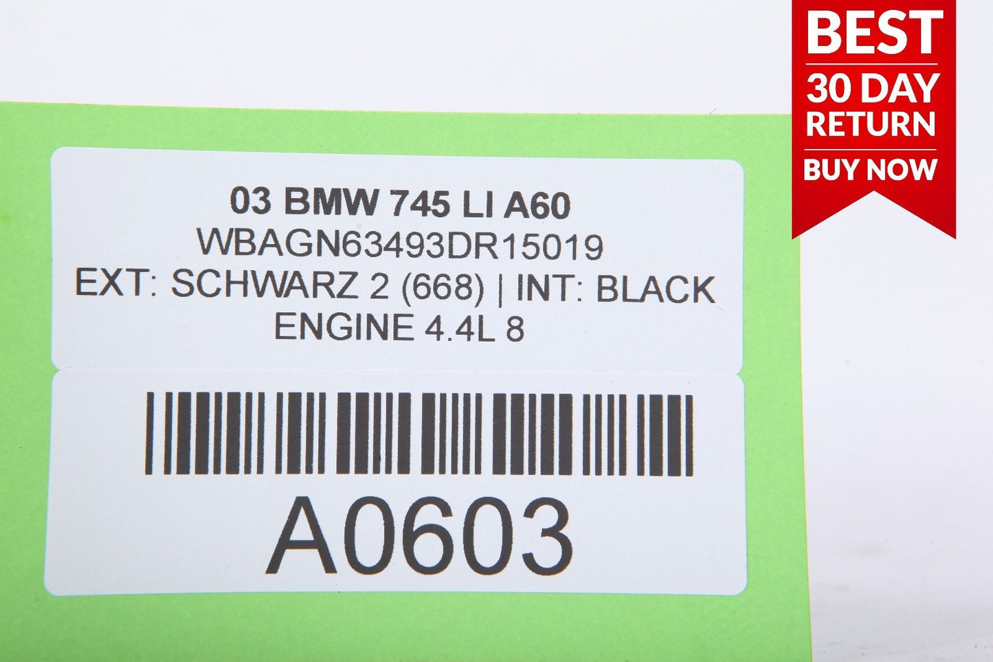 02-05 BMW E65 E66 745Li POWER DISTRIBUTION TRUNK FUSE BOX RELAY 6900583 A60 OEM