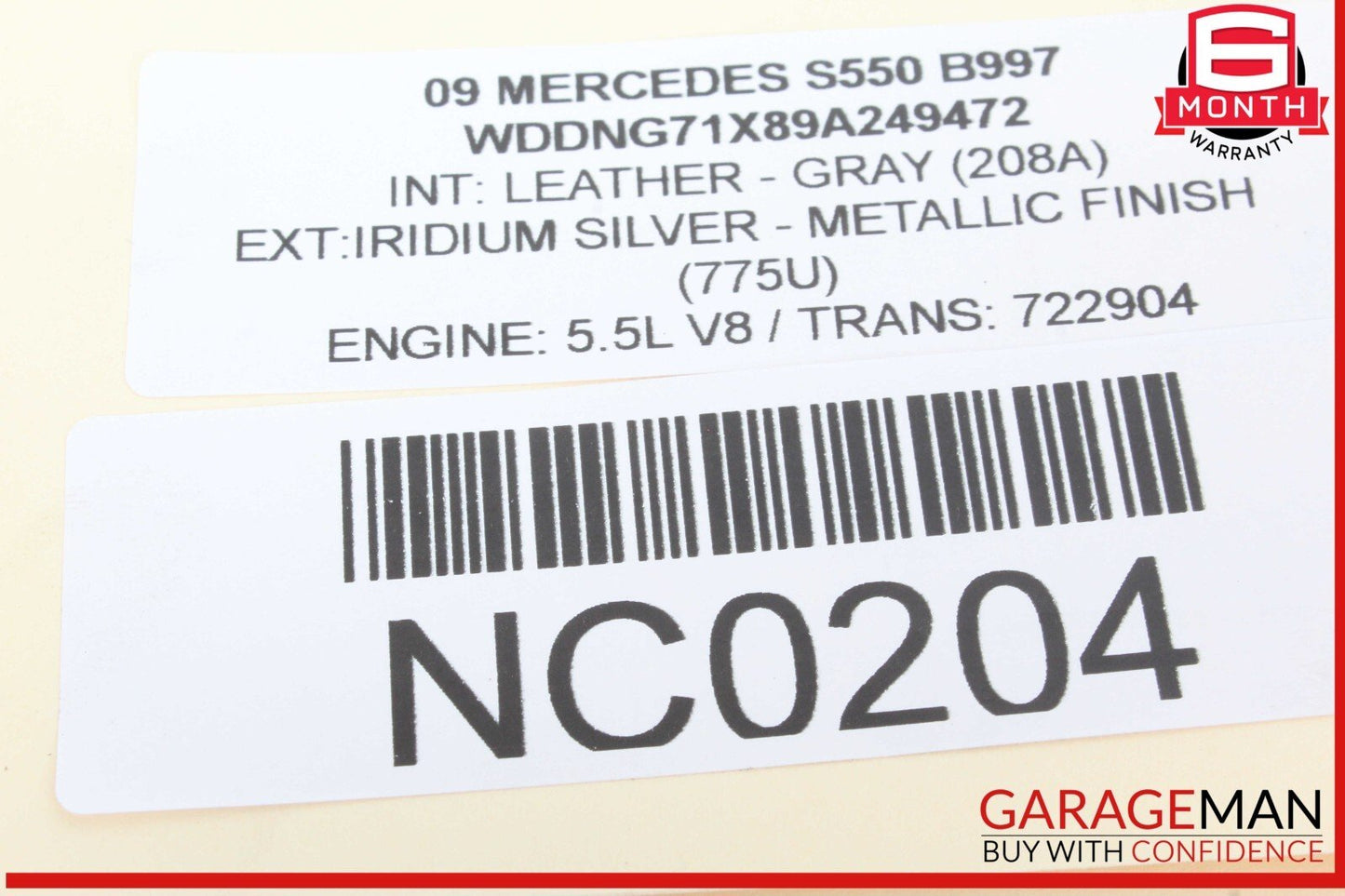 07-13 Mercedes W221 S550 S400 Rear Right or Left Side Door Control Module OEM