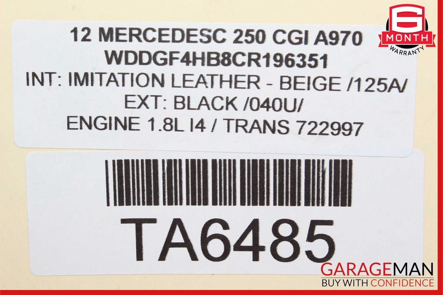 12-14 Mercedes W204 C250 Dash AC A/C Air Vent Grill Front Left Side Black OEM