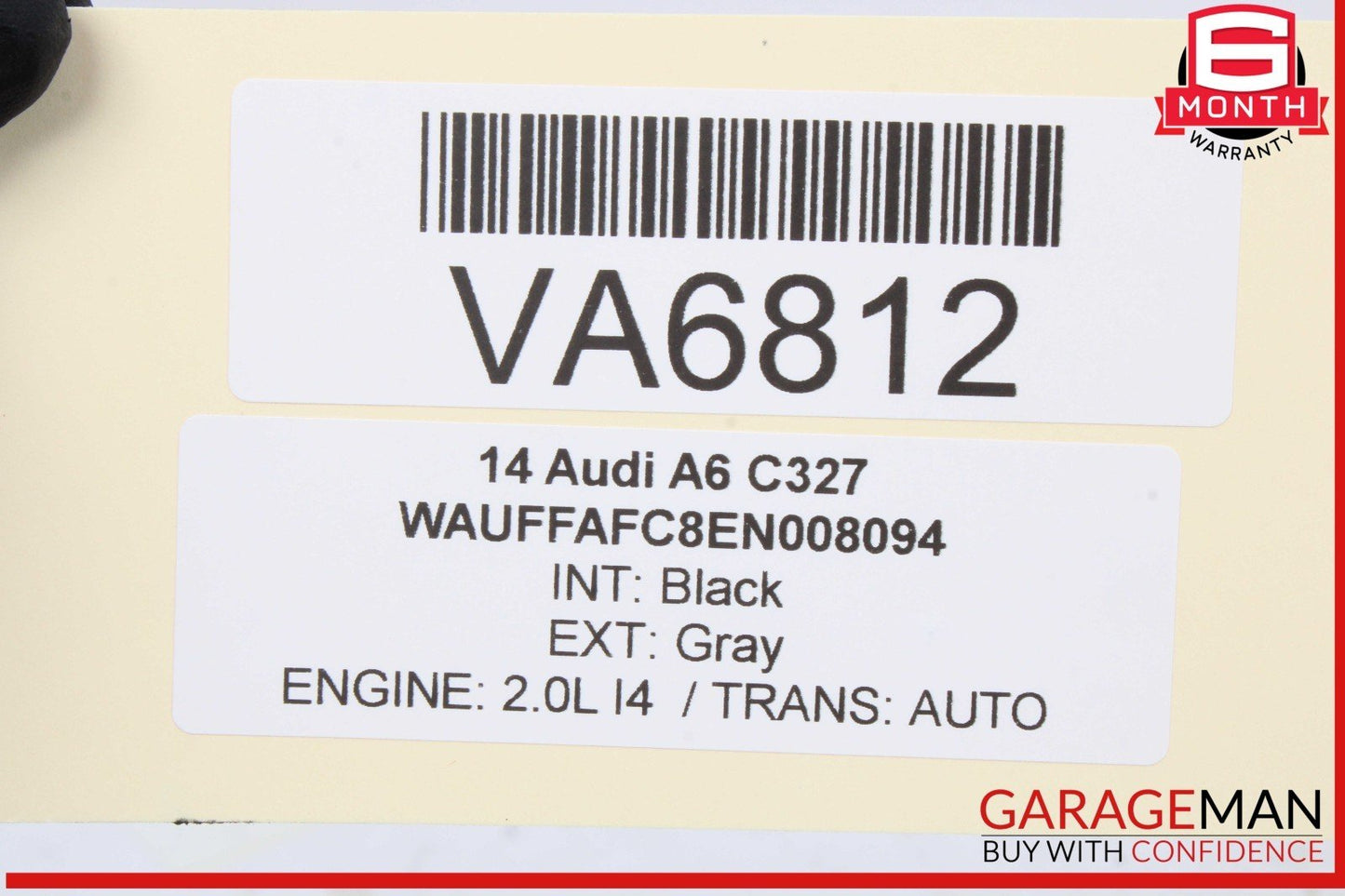 12-18 Audi A6 S6 SQ5 Rear Left Driver Side Window Regulator Motor 8K0959811A OEM
