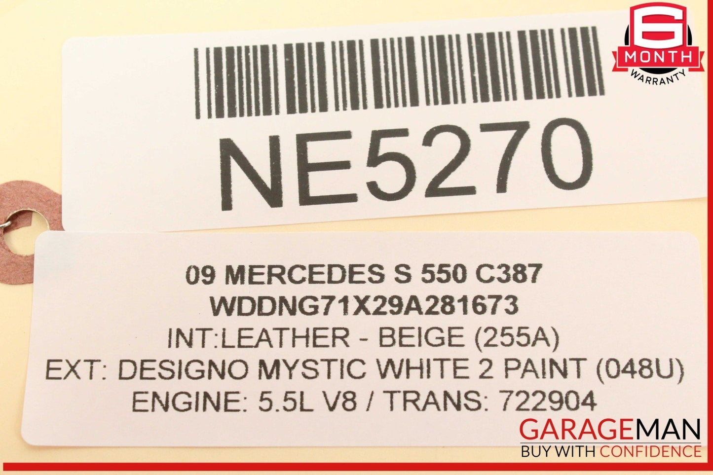07-14 Mercedes W221 S550 Front Left Side Dashboard AC A/C Air Vent Black OEM