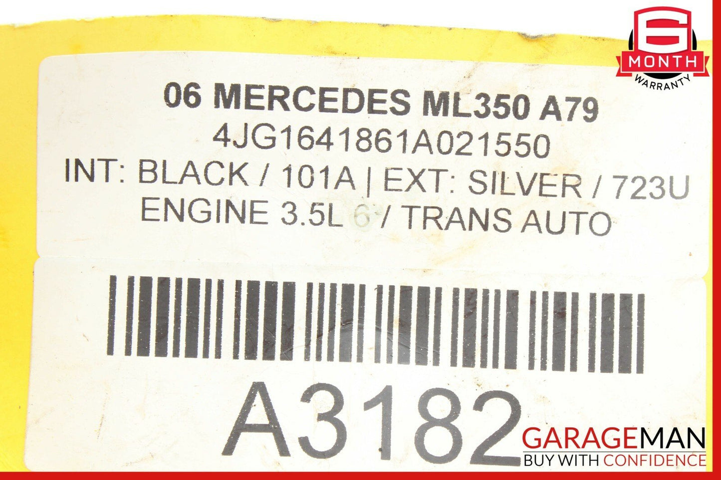06-12 Mercedes GL450 R350 ML350 Front Left Side Door Window Regulator Motor Unit
