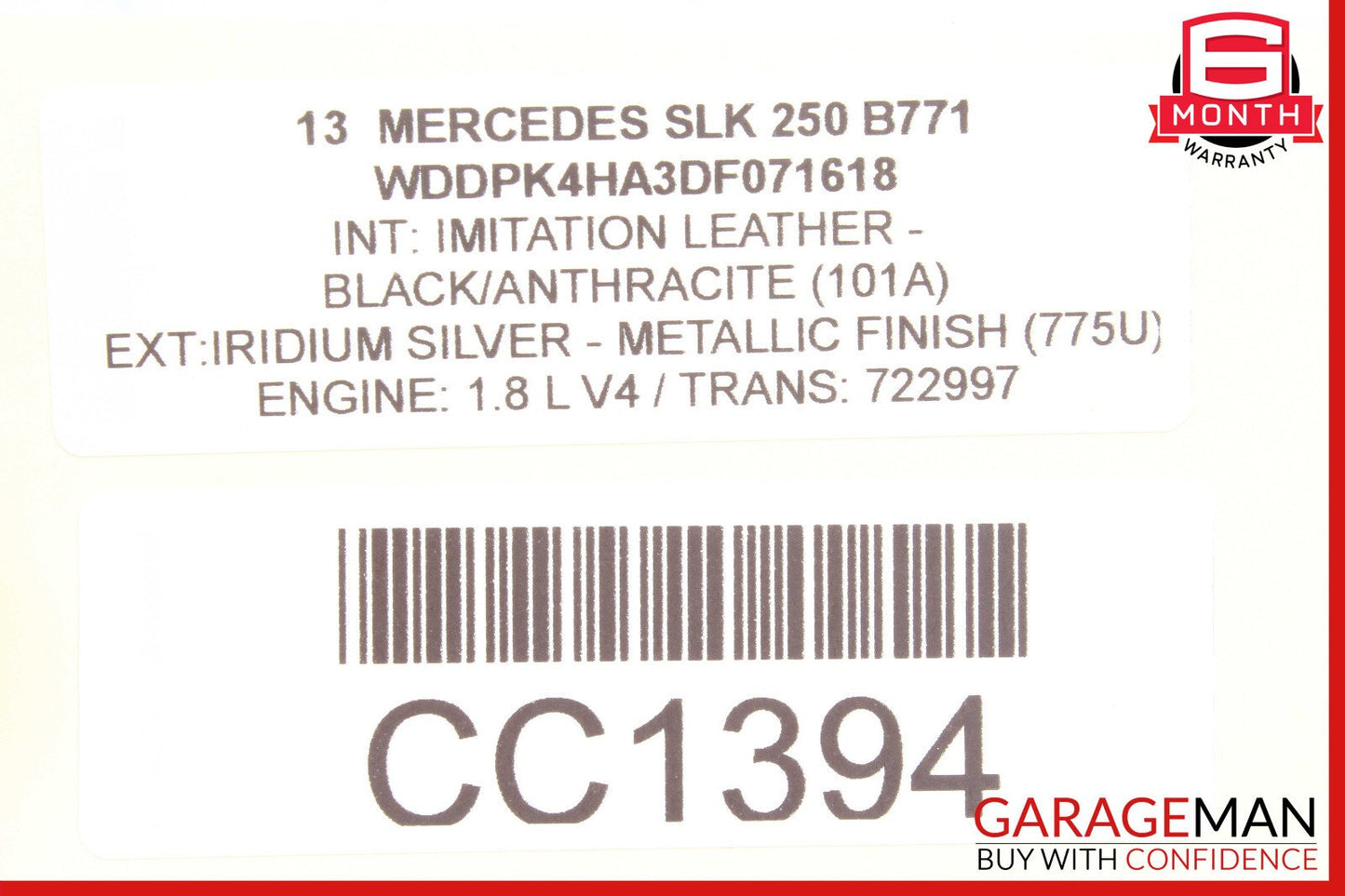 12-20 Mercedes R172 SLK250 SLK350 Seat Belt Seatbelt Retractor Right OEM