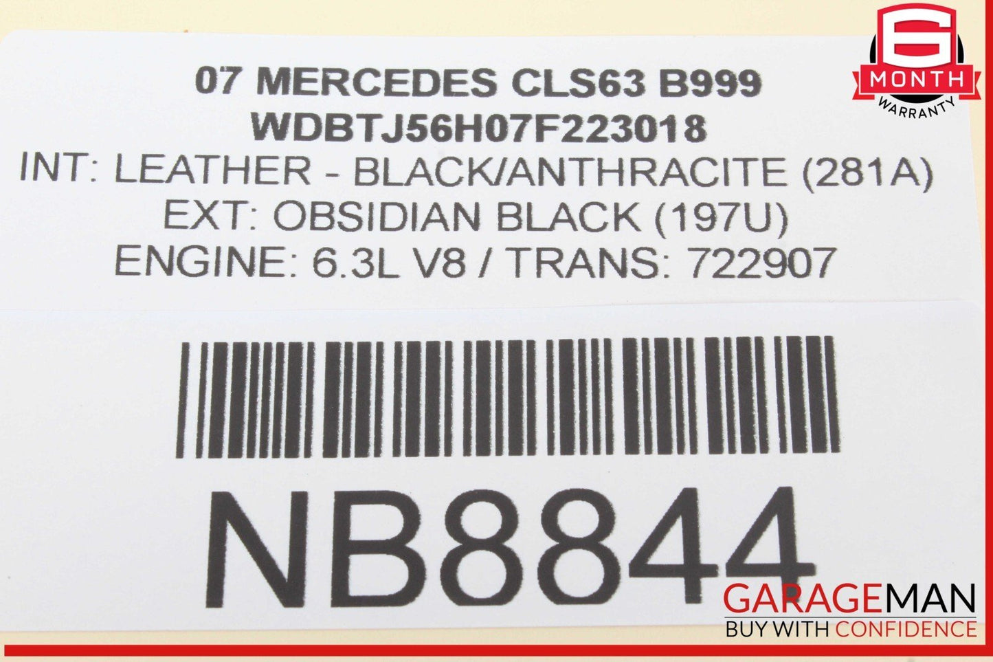 03-11 Mercedes W219 CLS63 AMG SLK280 Front Left Side Seat Control Module OEM