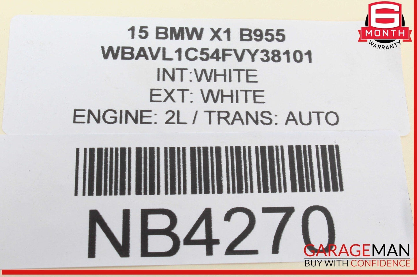 12-15 BMW X1 Front Right Central Speaker Subwoofer Woofer