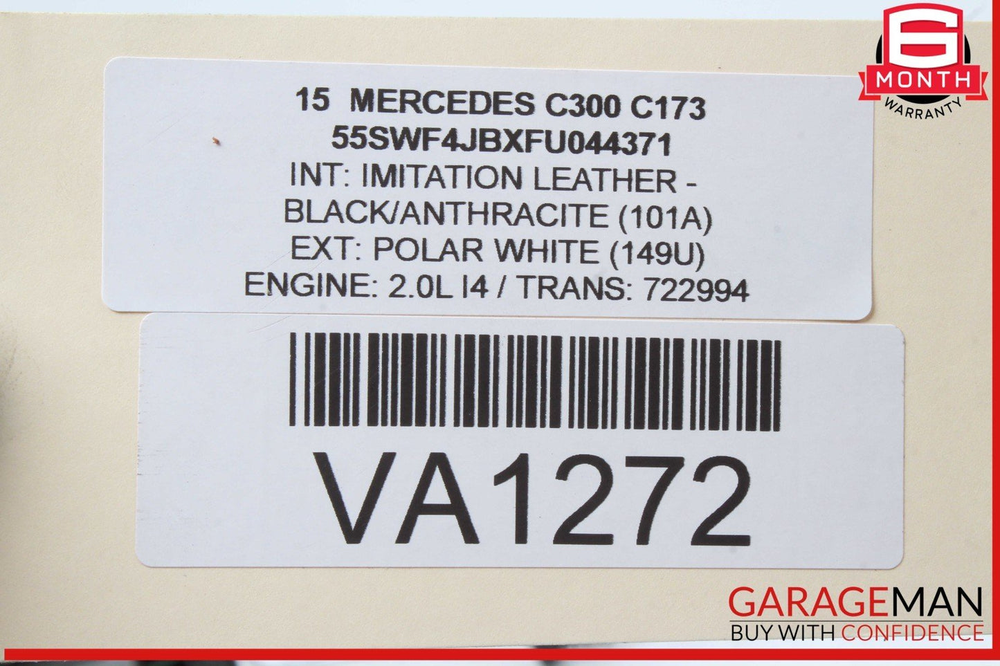 15-20 Mercedes W205 C300 C350e C43 AMG Rear Left Side Door Lock Latch Actuator