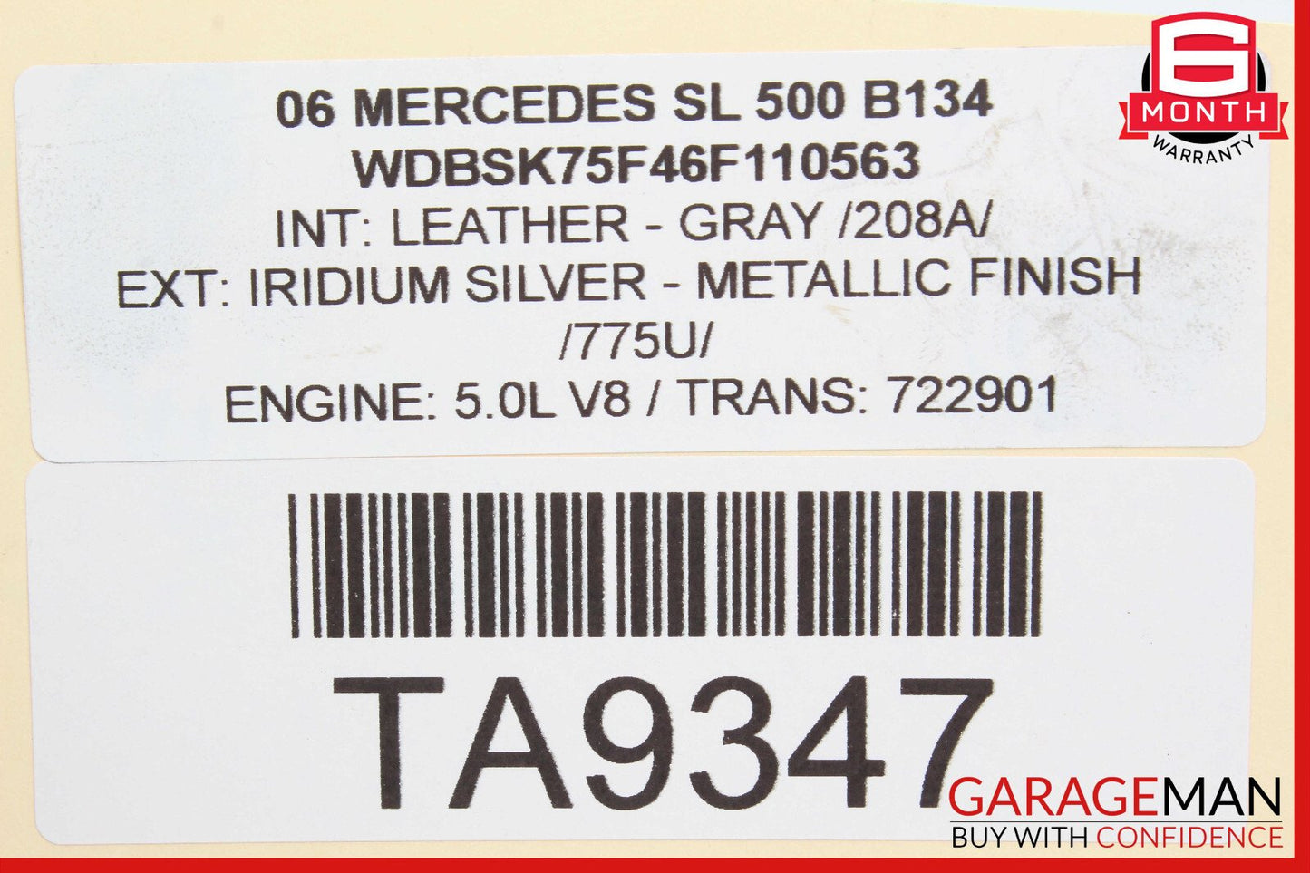 Mercedes R230 SL500 CL500 ABC Hydraulic Suspension Distributor Valve Block OEM
