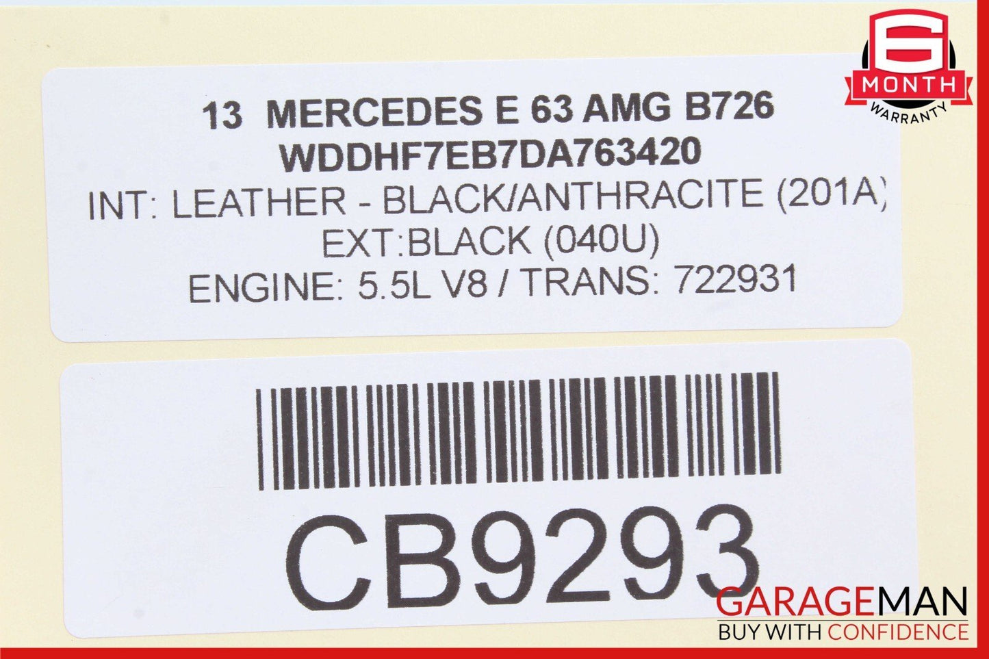 10-13 Mercedes W212 E63 AMG CLS550 Parking Rear View Backup Back Up Camera OEM
