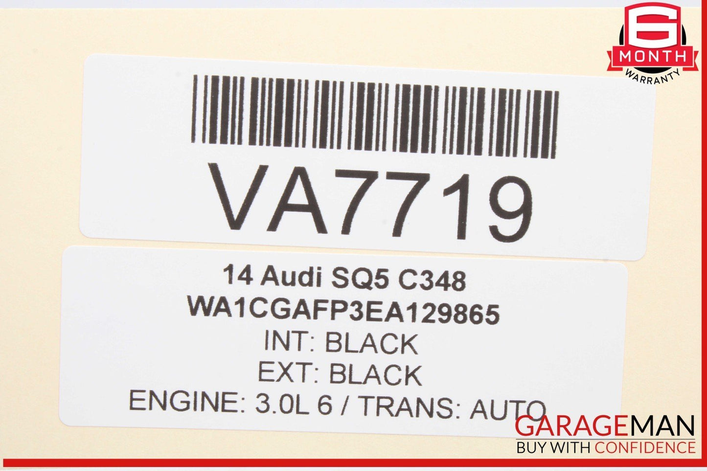 14-17 Audi SQ5 Q5 Front Left Driver Side Window Regulator Motor 8K0959801B OEM