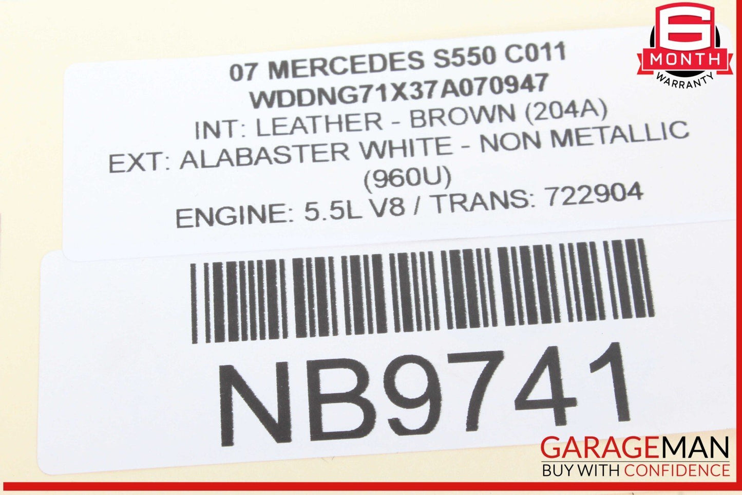 07-13 Mercedes W221 S550 CL550 Cluster Control Switch 2218201810 OEM