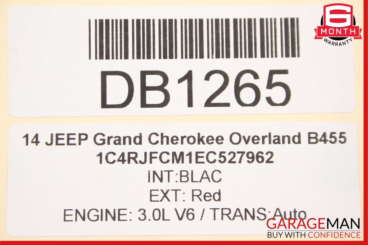 14-17 Jeep Grand Cherokee 3.0 Diesel Automatic 4X4 Transmission Auto Tranny
