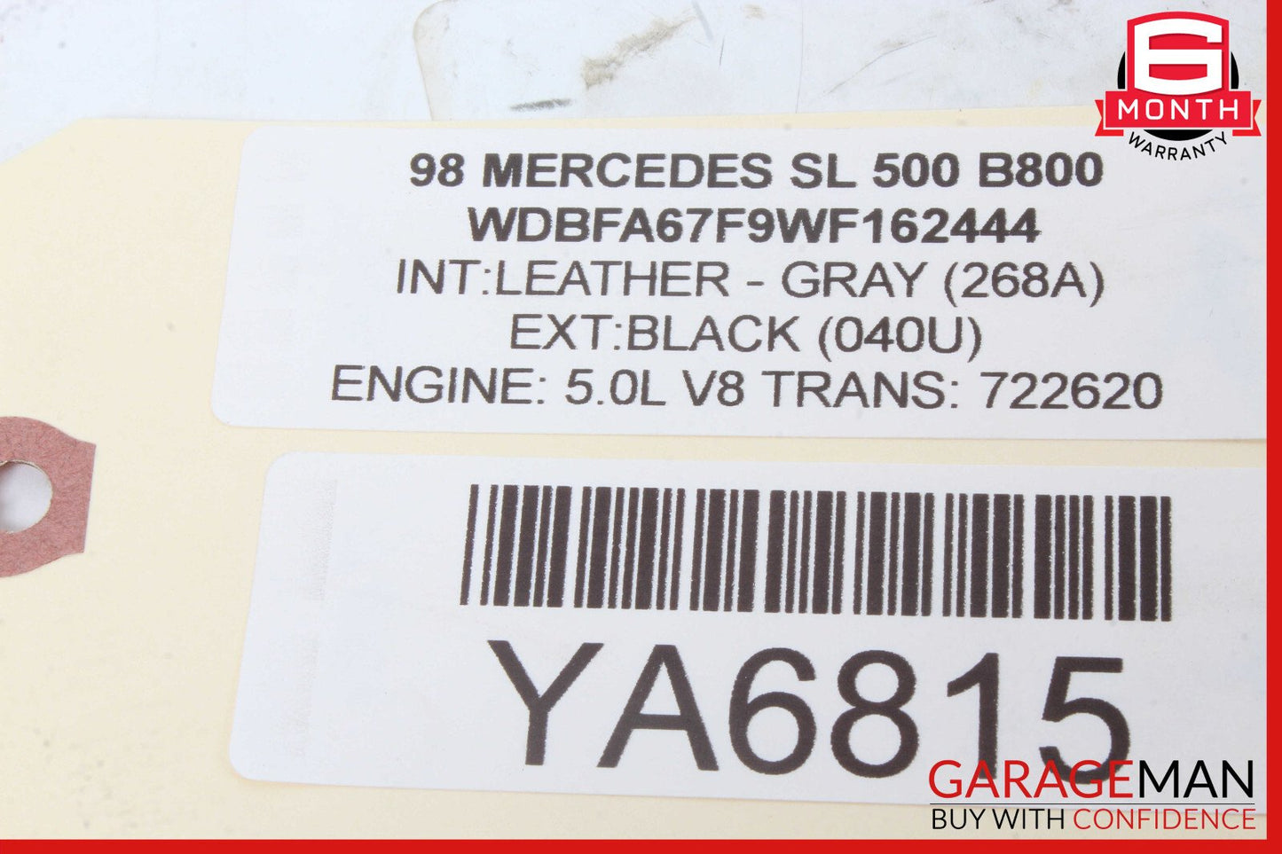 96-02 Mercedes R129 SL320 SL500 Front Left Side Door Lock Latch Actuator OEM
