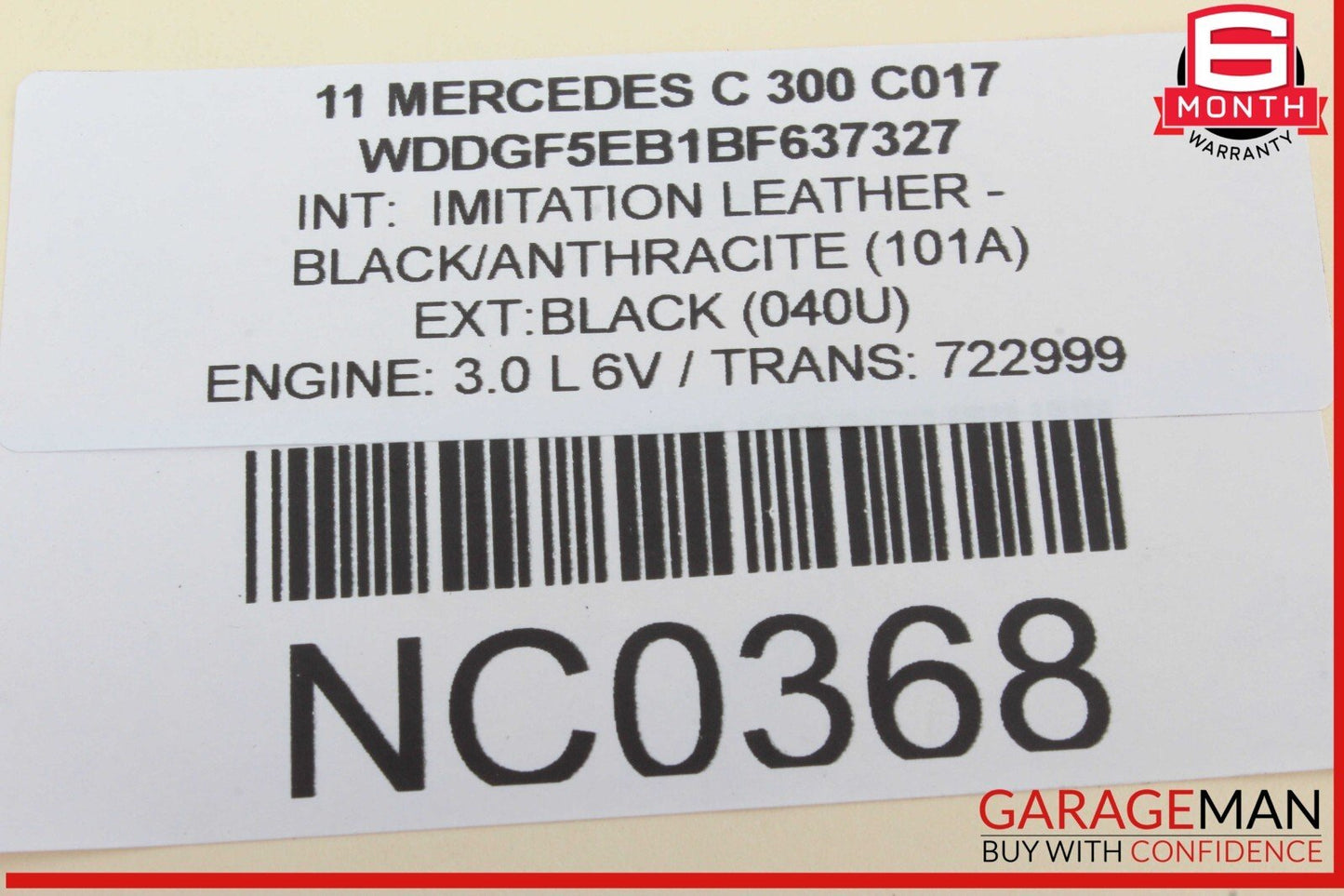 08-18 Mercedes W204 C300 Front Left Driver Side Door Control Module Unit OEM