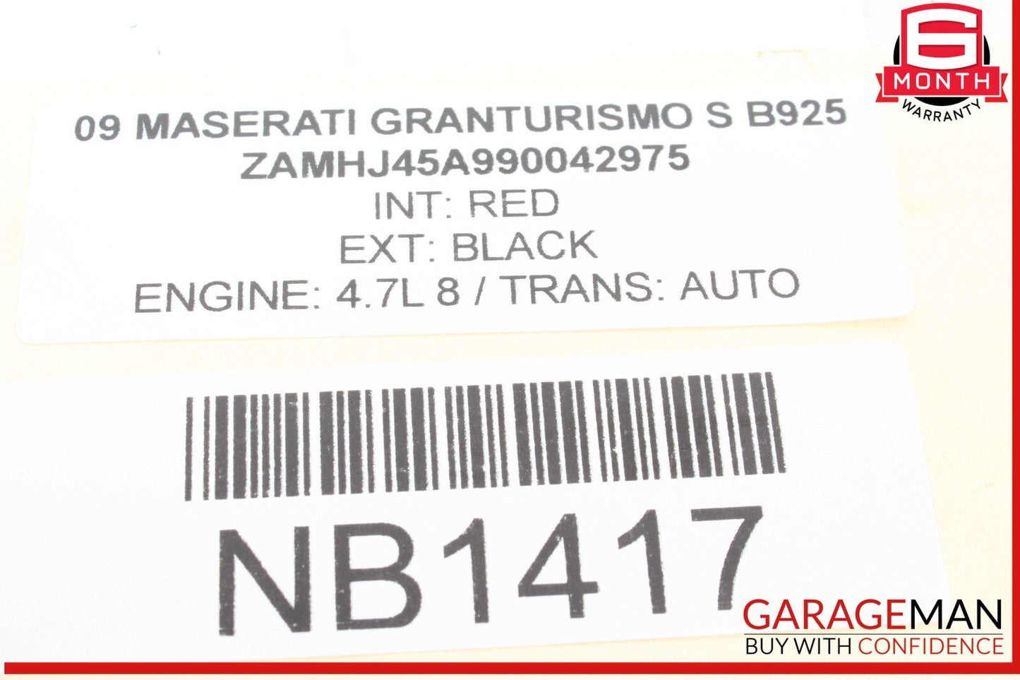 03-10 Maserati GranTurismo Front Left Side Spindle Knuckle Hub OEM