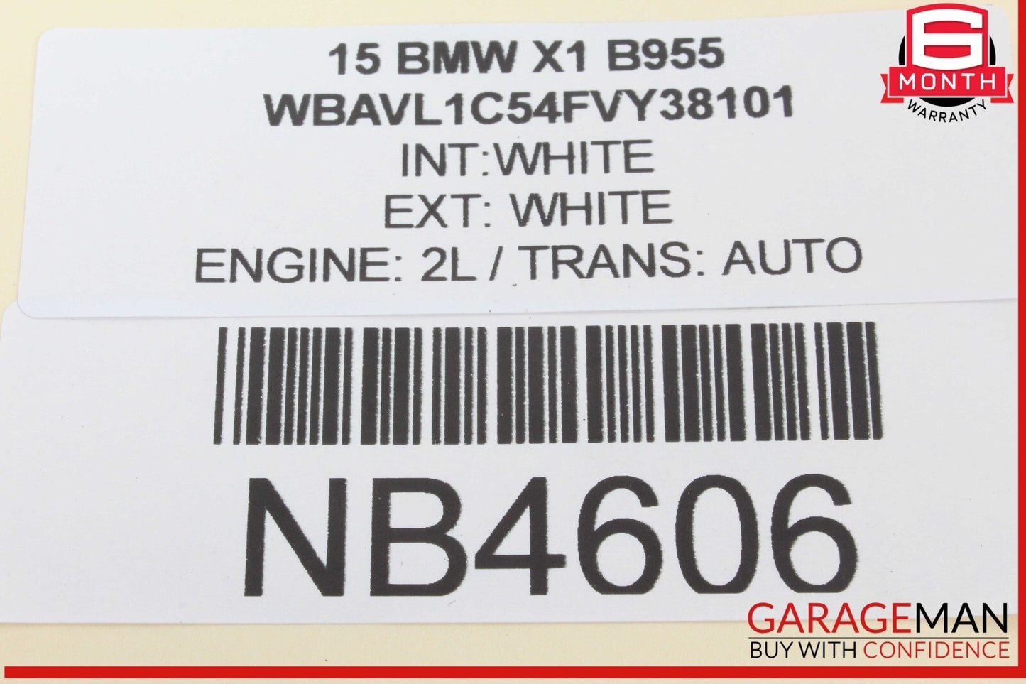 12-15 BMW X1 Front Left Driver Side Foglight Fog Light Lamp 2993525 OEM
