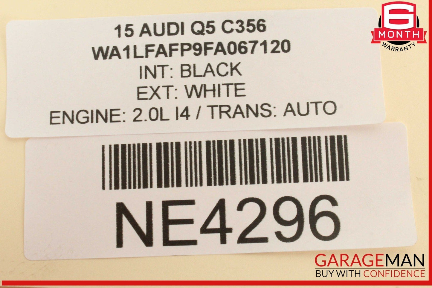 2009-2017 Audi Q5 Rear Left and Rear Right Side Coil Spring Set of 2 8K0512297E