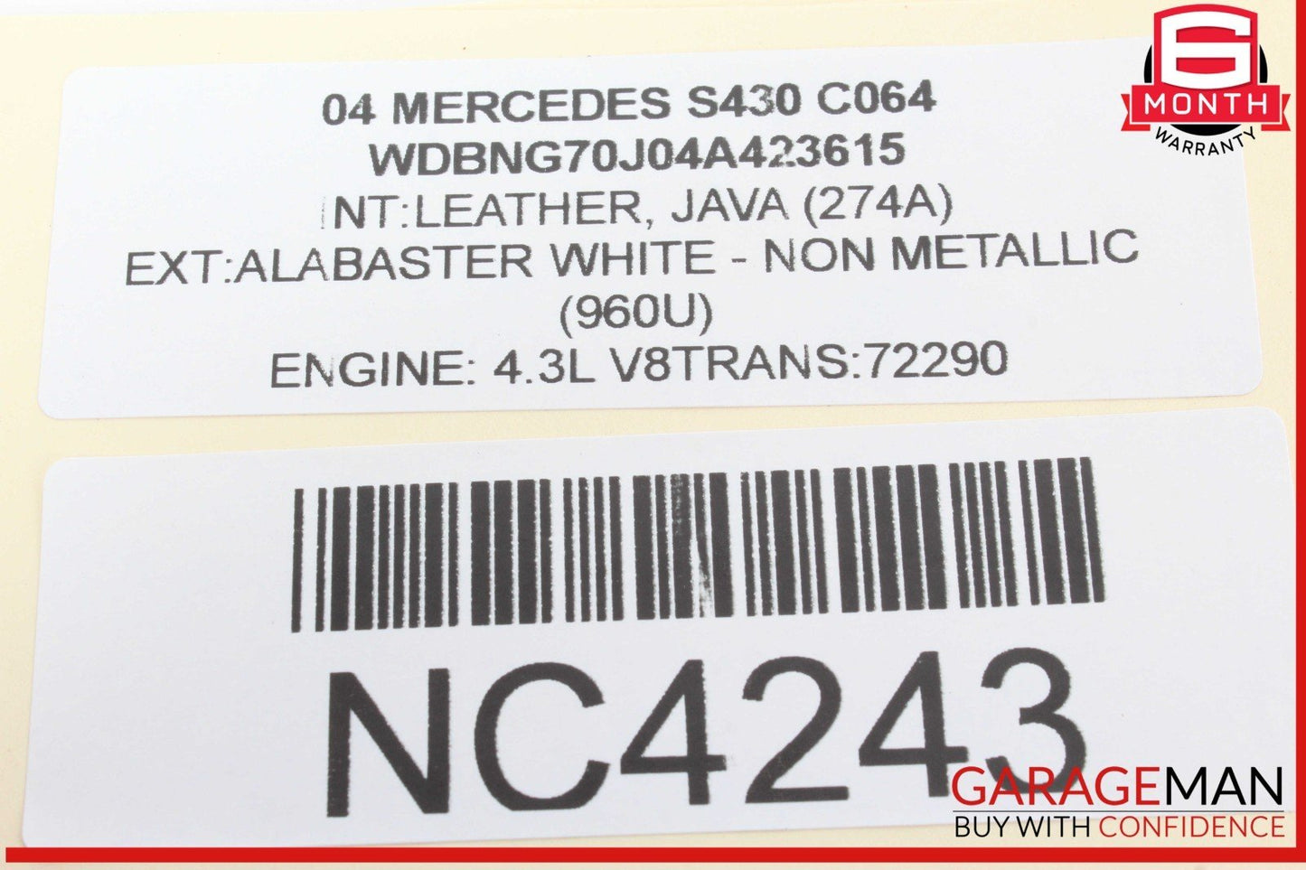 00-06 Mercedes W220 S430 Voice Command Control Module 2408201526 OEM