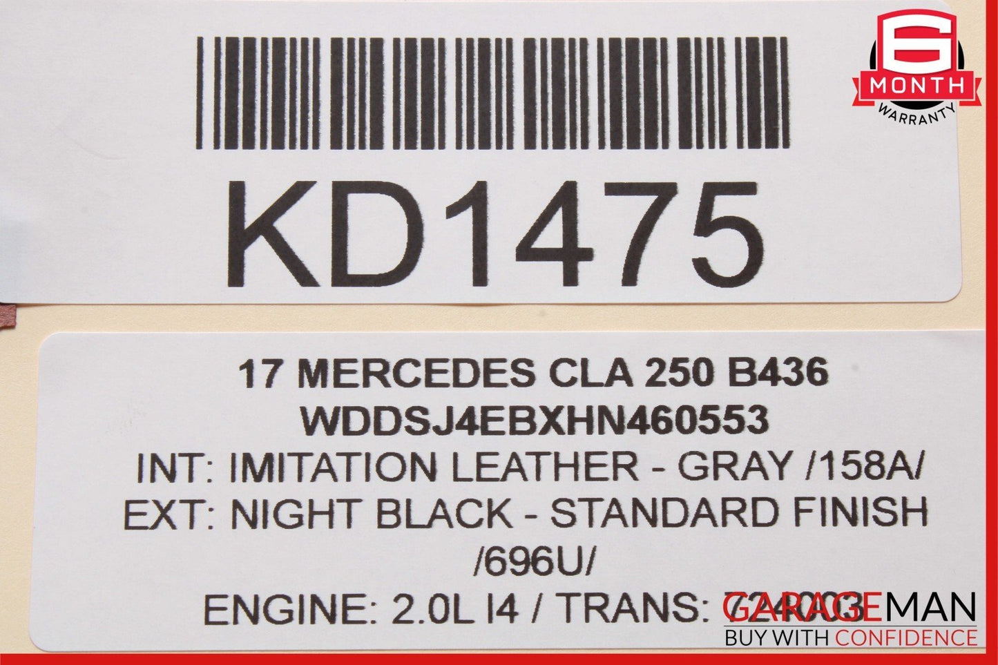 14-18 Mercedes W117 CLA250 Front Center AC A/C Air Vent Nozzle Trim Grill OEM