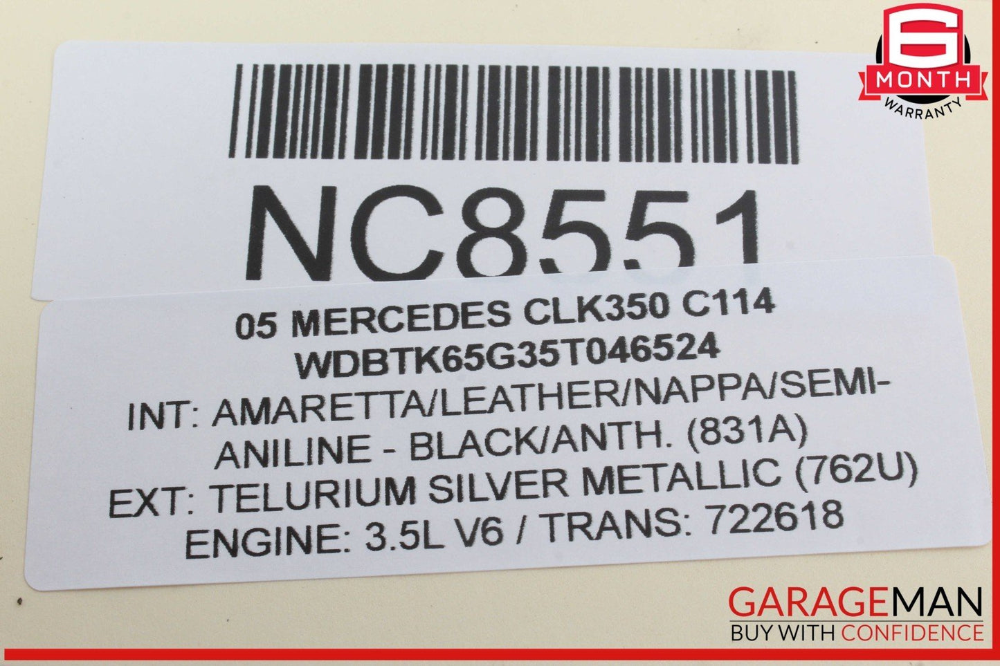 03-09 Mercedes W209 CLK350 CLK550 CLK55 Antenna Keyless Module Unit