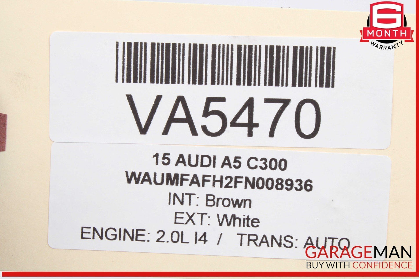 13-16 Audi A5 A4 Power Brake Booster Master Cylinder w/ Reservoir 8K0612103N OEM