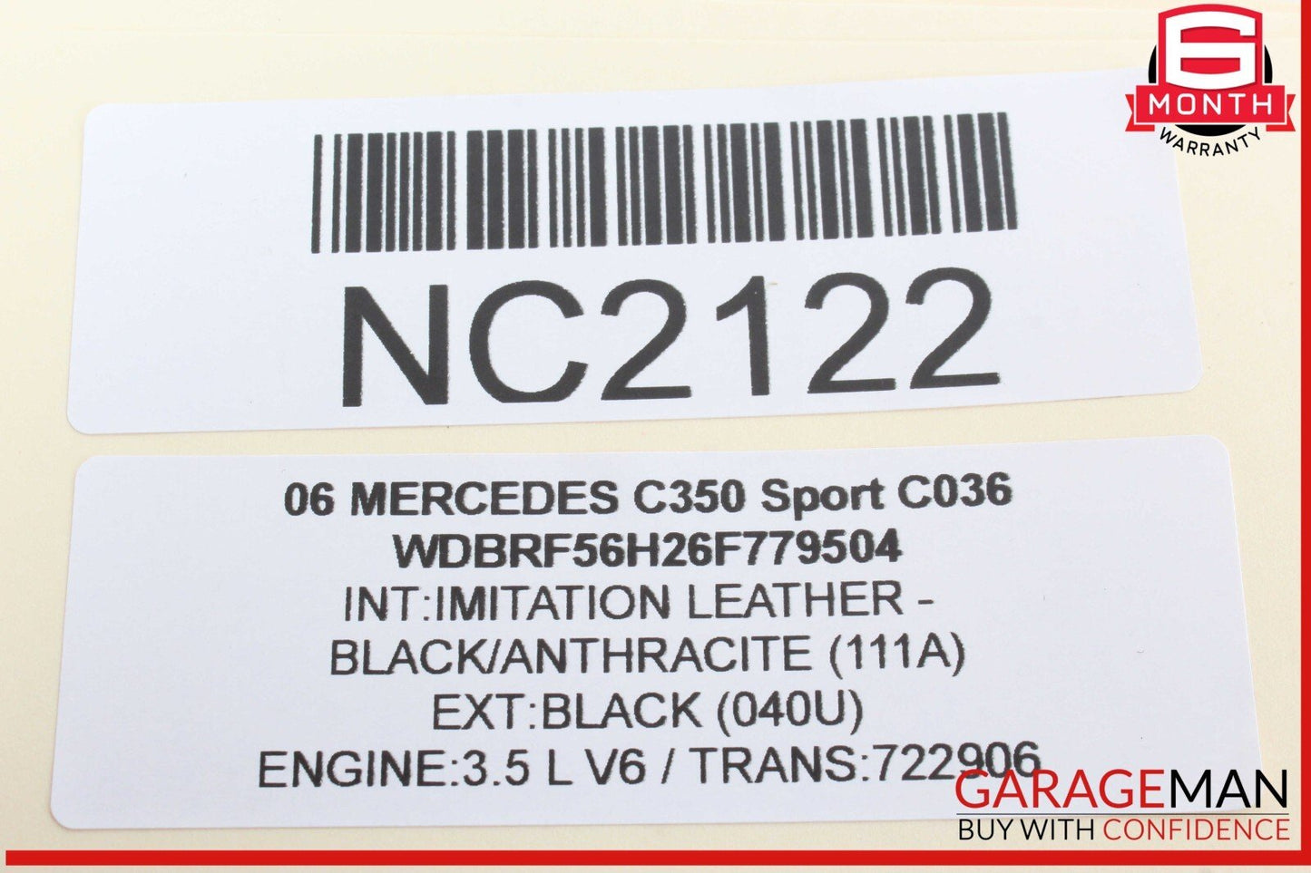 01-07 Mercedes W203 C350 Sport Front Right Side Door Control Module 2038201485