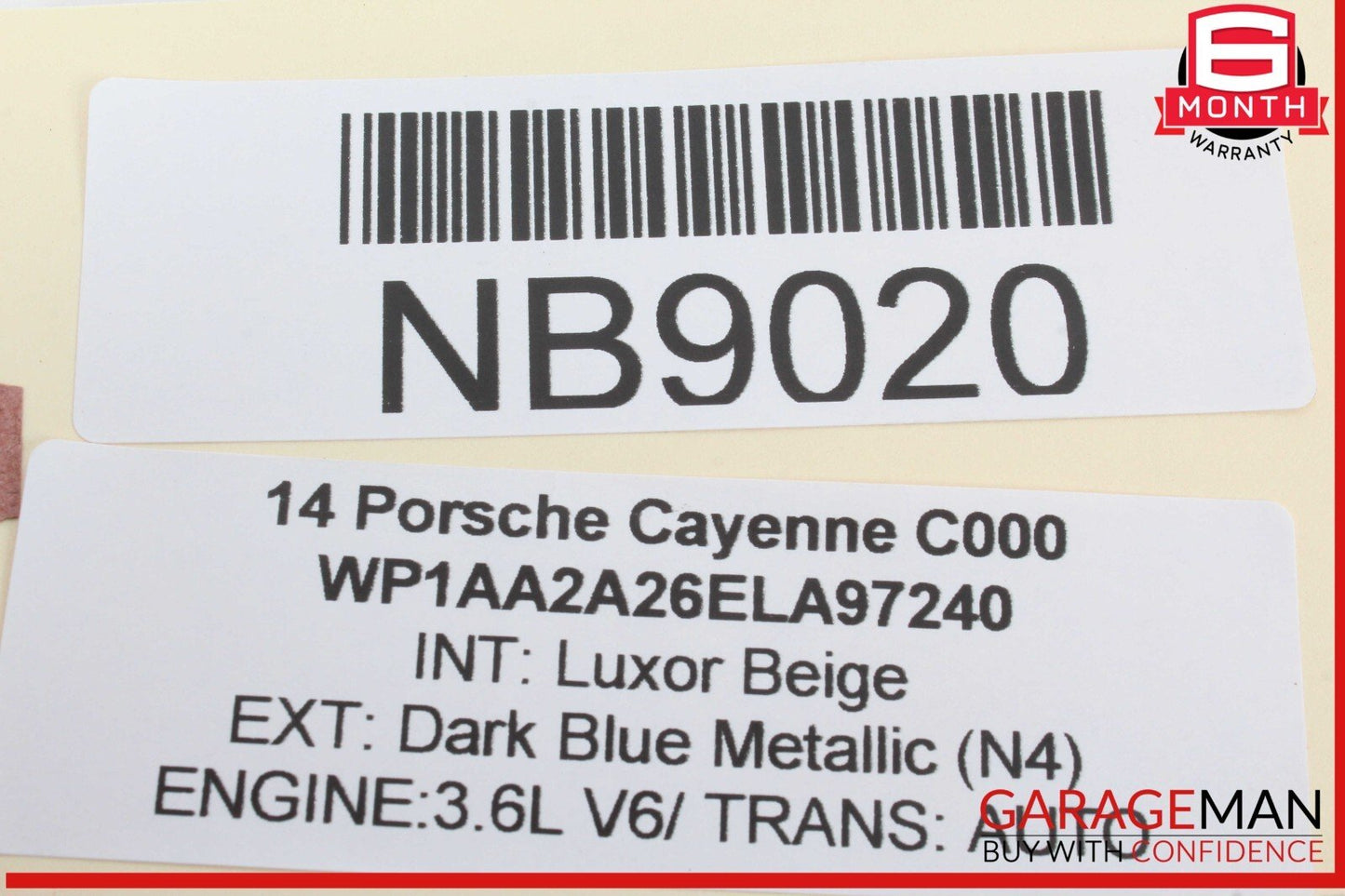11-17 Porsche Cayenne 958 Rear View Camera Control Module Unit 7P5907441B OEM