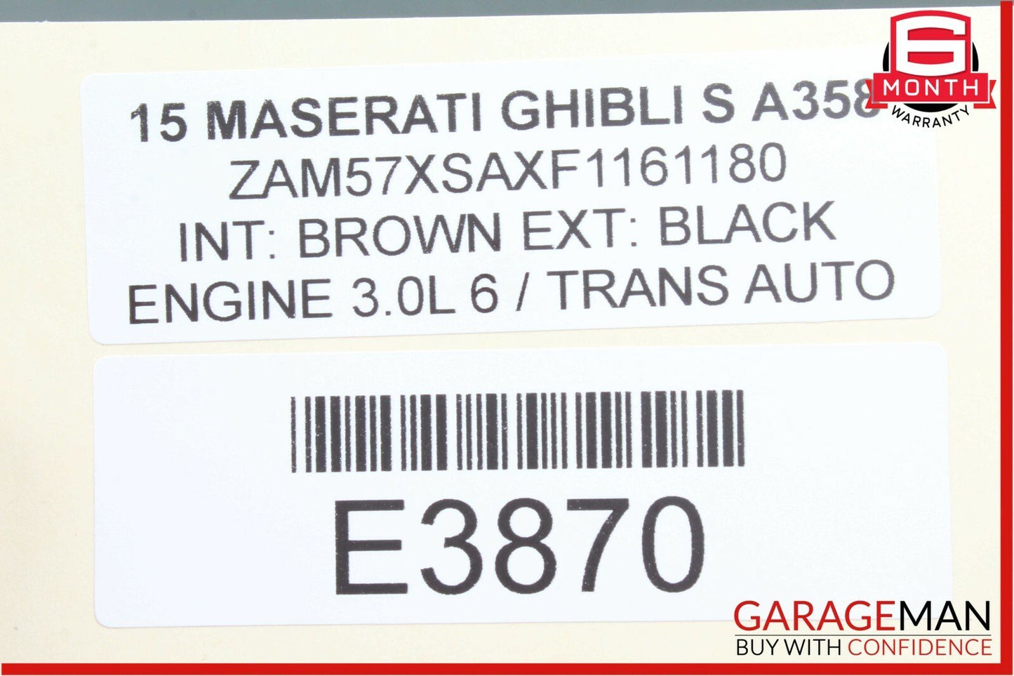 14-17 Maserati Ghibli Front Left Side Dash AC A/C Air Vent Trim Grille Panel OEM
