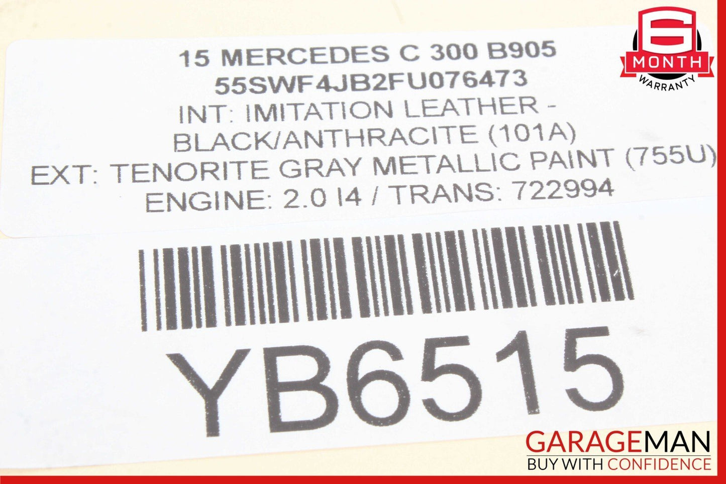 15-20 Mercedes W205 C300 C350e Front Right Side Suspension Lower Control Arm OEM