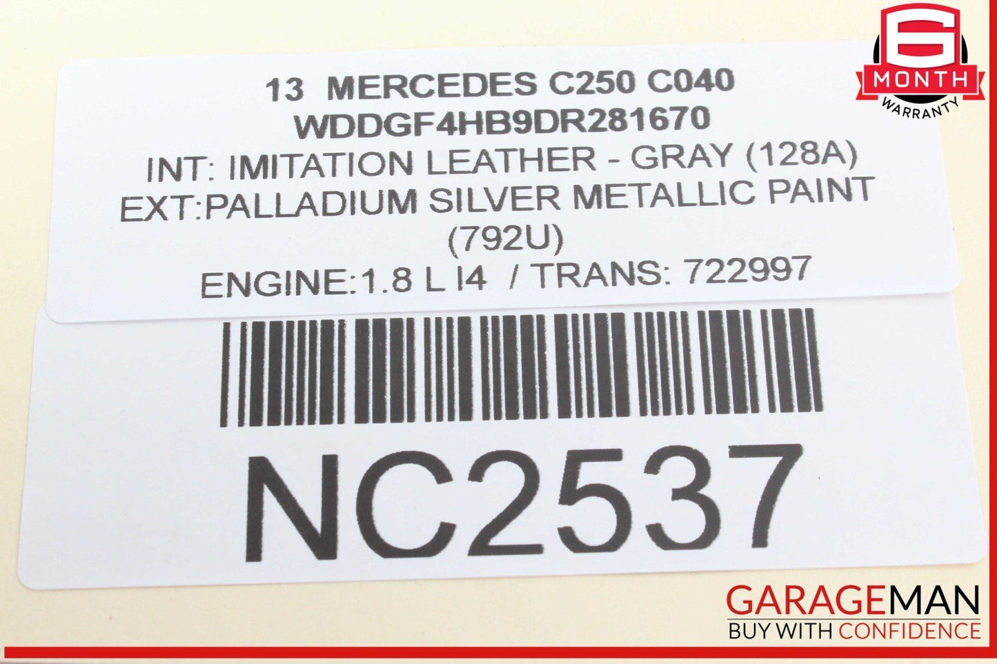 08-18 Mercedes W204 C250 Rear Left Side Door Control Module Unit OEM