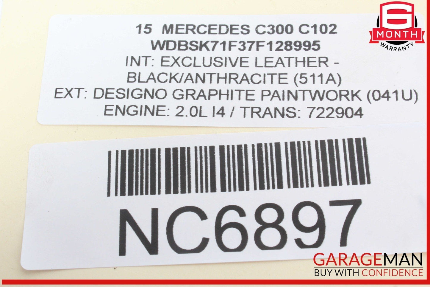 15-19 Mercedes W205 C300 C350 GLC300 TCU Transmission Control Module TCM OEM