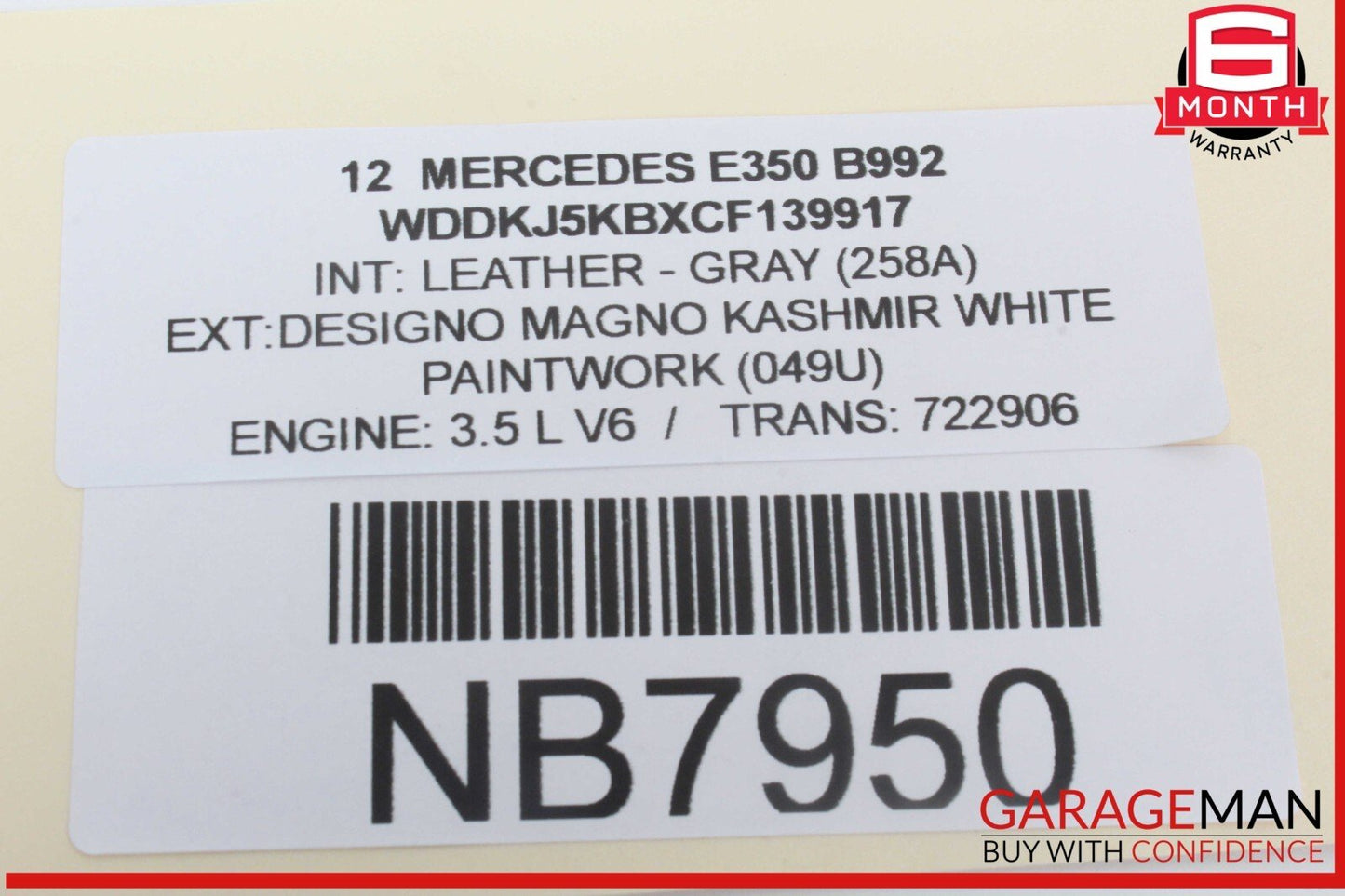 10-17 Mercedes W207 E350 E400 E550 Front Left Side Door Tweeter Trim Cover Black