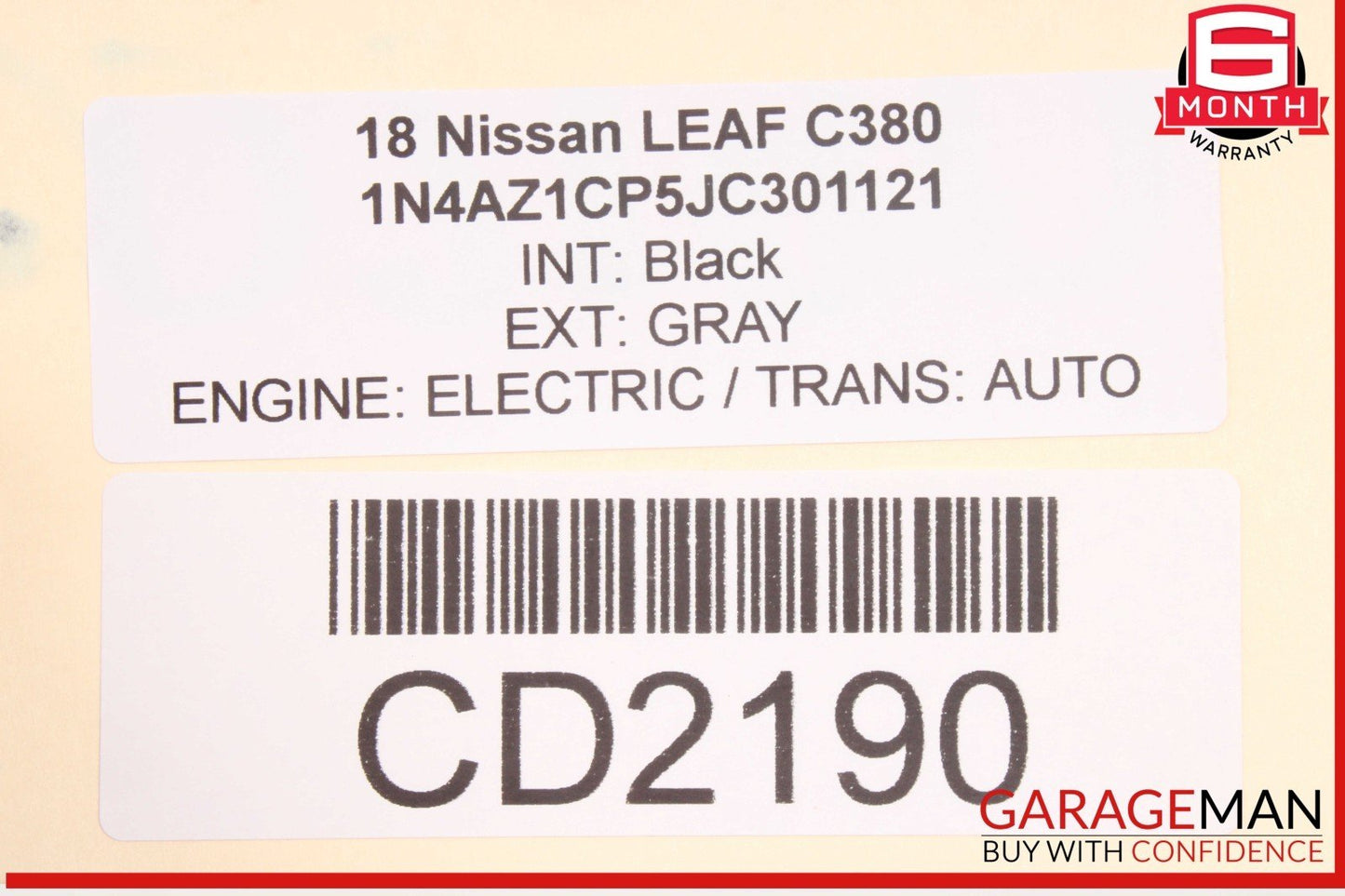 17-24 Nissan Leaf Electric Traction Motor w/ Transmission Assy OEM 91k